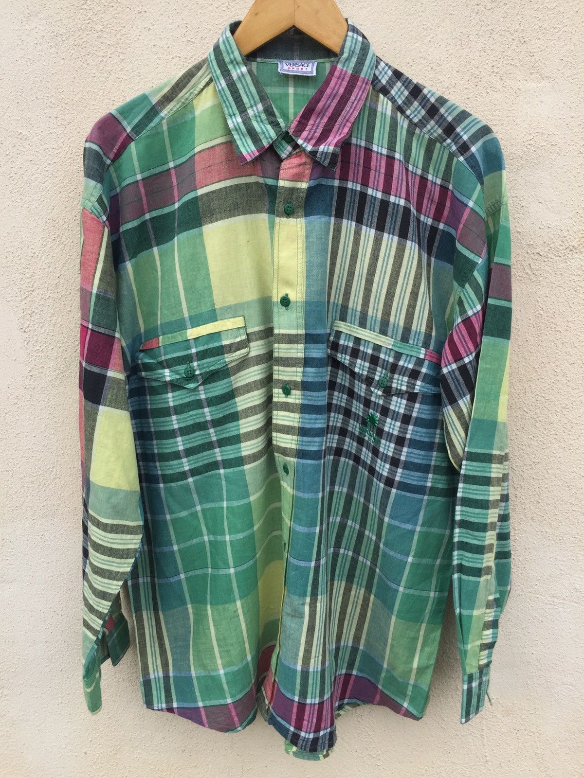 Versace VERSACE SPORT LOOSE CUT SOFT COTTON BUTTON UP SHIRT Size US M / EU 48-50 / 2 - 1 Thumbnail