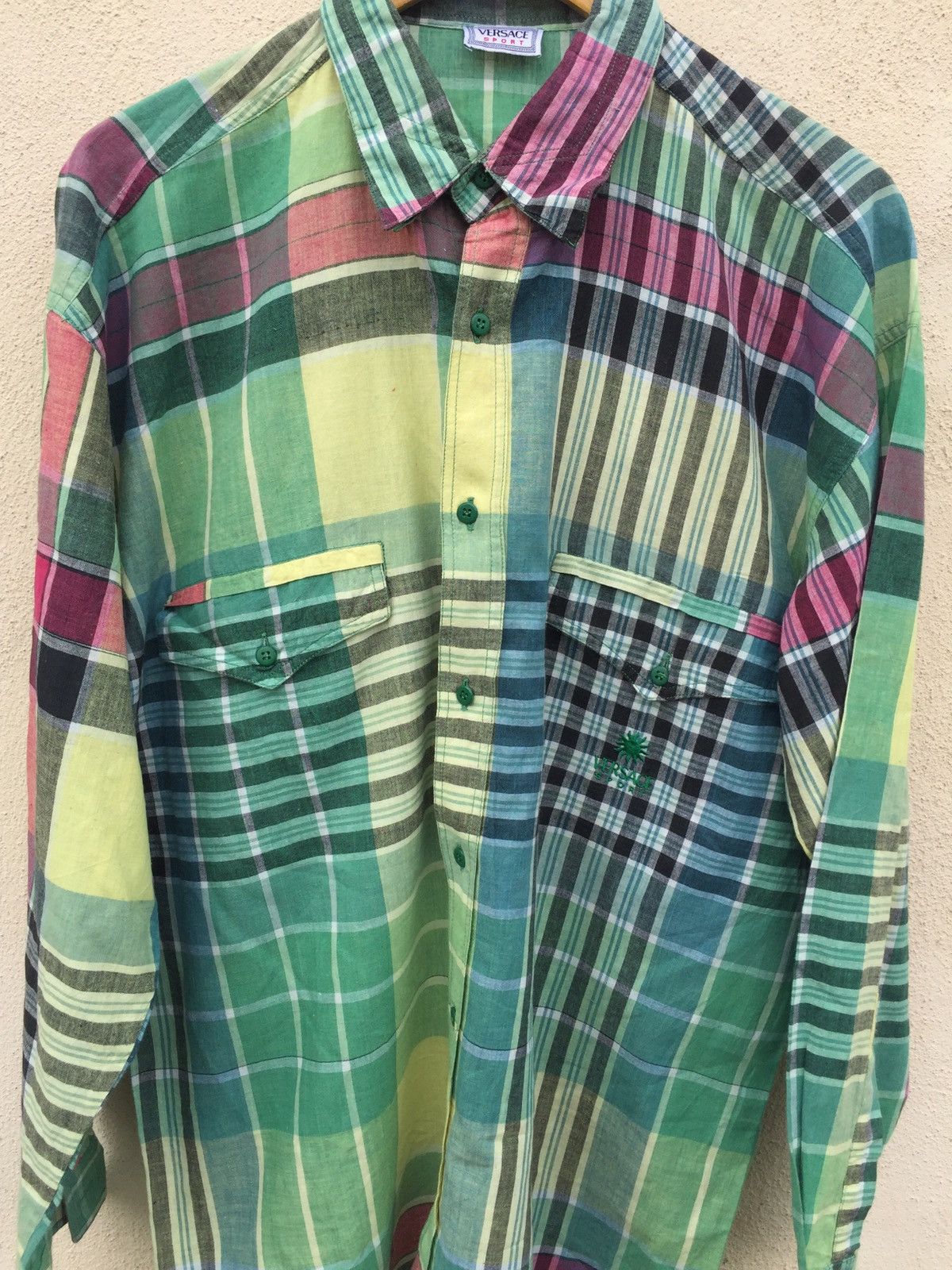 Versace VERSACE SPORT LOOSE CUT SOFT COTTON BUTTON UP SHIRT Size US M / EU 48-50 / 2 - 5 Thumbnail