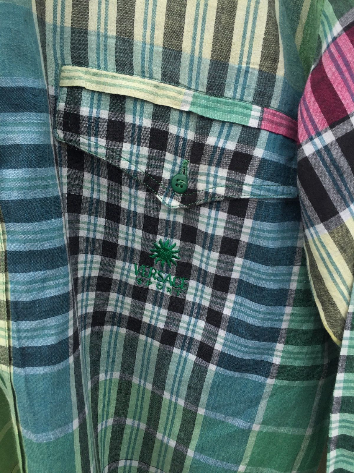Versace VERSACE SPORT LOOSE CUT SOFT COTTON BUTTON UP SHIRT Size US M / EU 48-50 / 2 - 4 Thumbnail