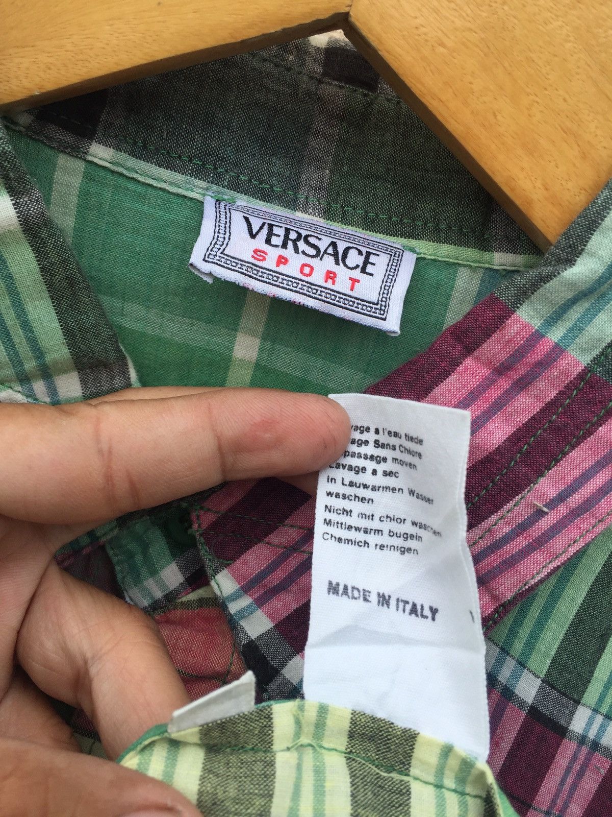 Versace VERSACE SPORT LOOSE CUT SOFT COTTON BUTTON UP SHIRT Size US M / EU 48-50 / 2 - 8 Thumbnail