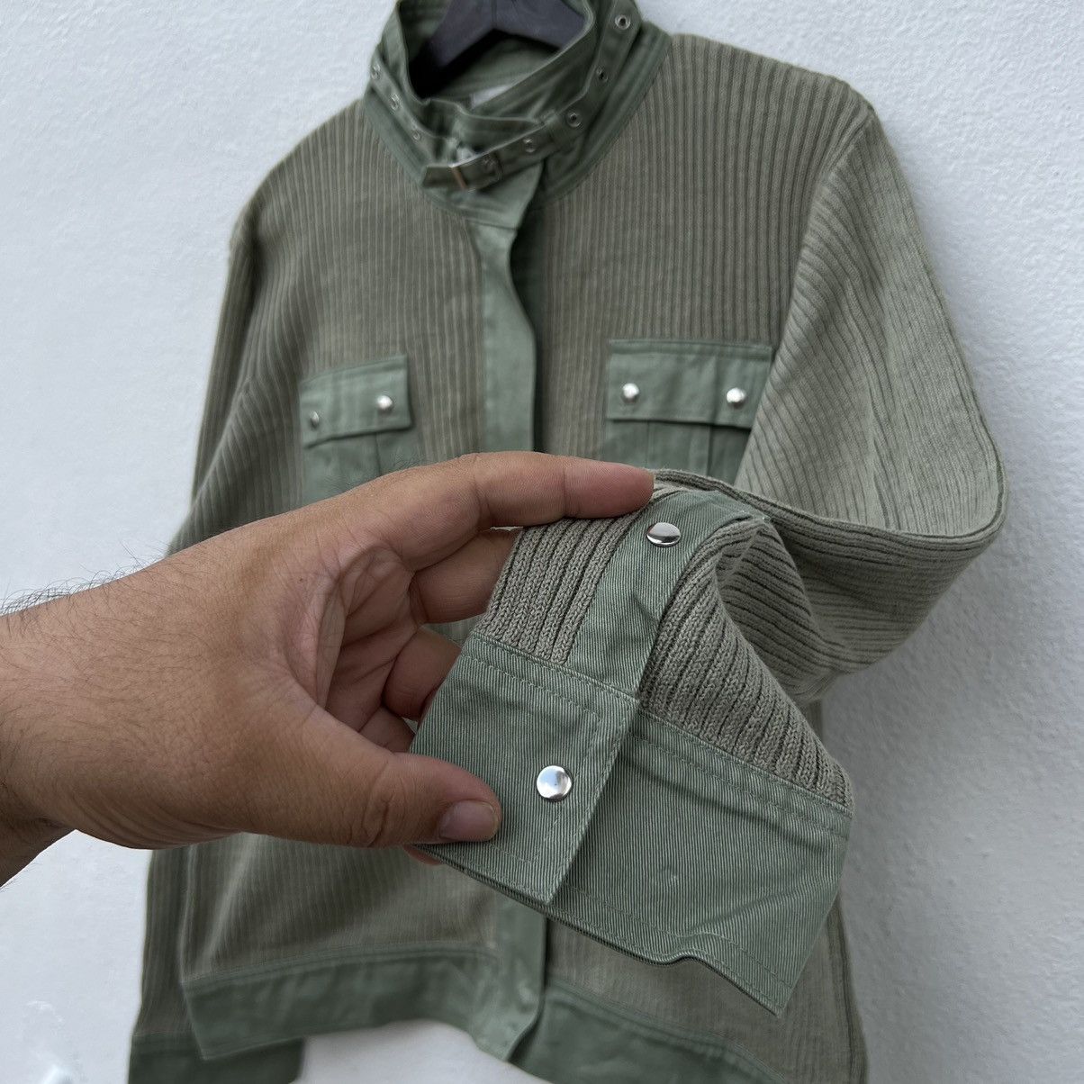 Japanese Brand VINTAGE WLLET JACKET PATCH WORK CARGO POCKET Size US L / EU 52-54 / 3 - 7 Thumbnail