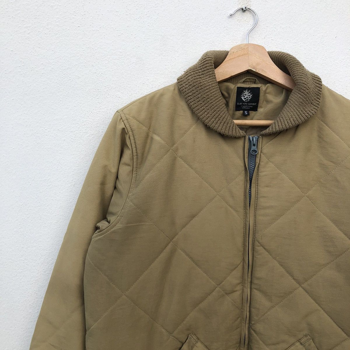 Japanese Brand BLUCO WORK GARMENT QUILTED ZIPPER JACKET Size US S / EU 44-46 / 1 - 3 Thumbnail
