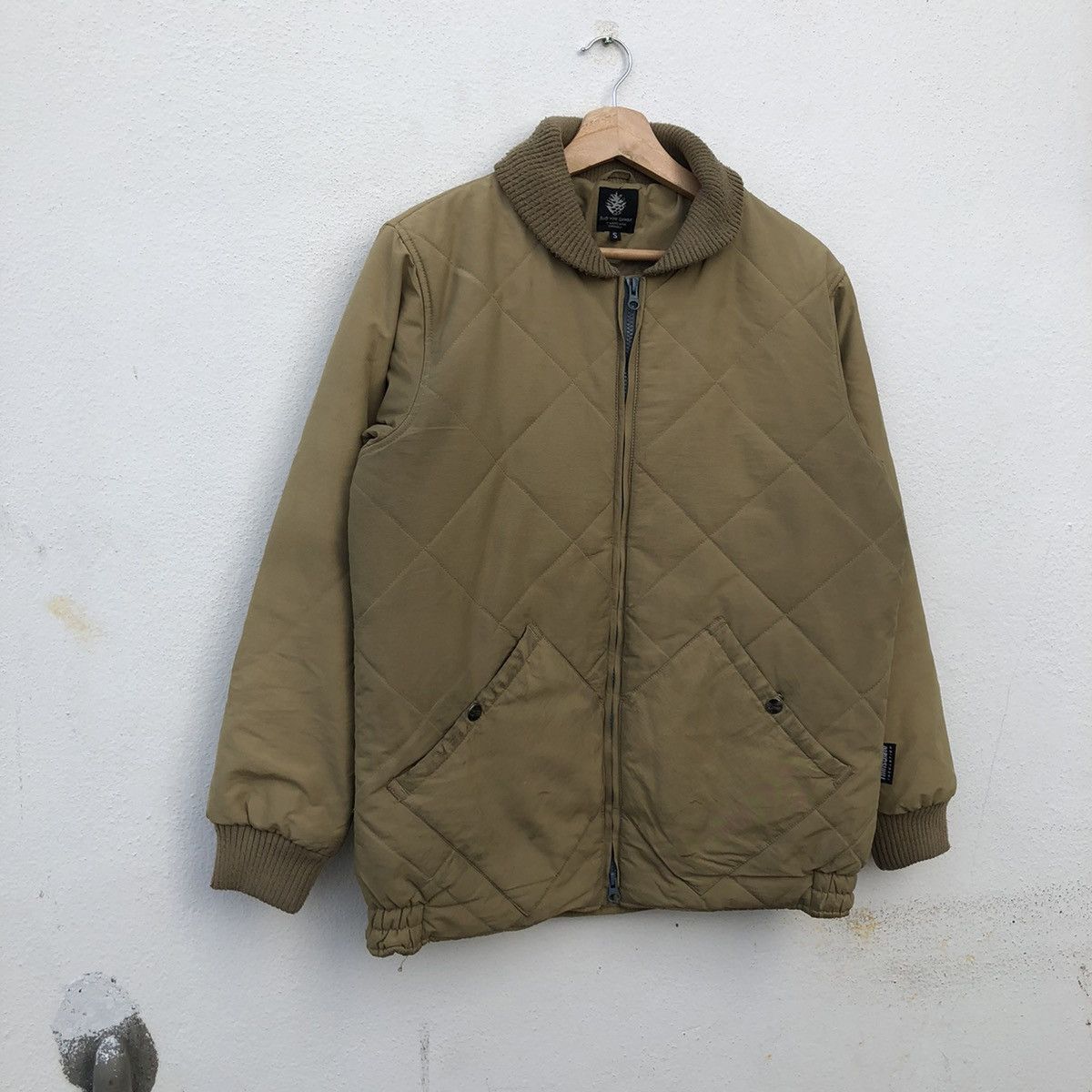 Japanese Brand BLUCO WORK GARMENT QUILTED ZIPPER JACKET Size US S / EU 44-46 / 1 - 2 Thumbnail