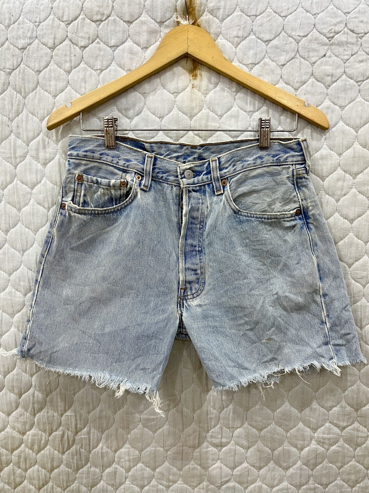 Levi's (Dddd). VINTAGE LEVIS 501 DENIM SHORTS Size US 30 / EU 46 - 2 Thumbnail