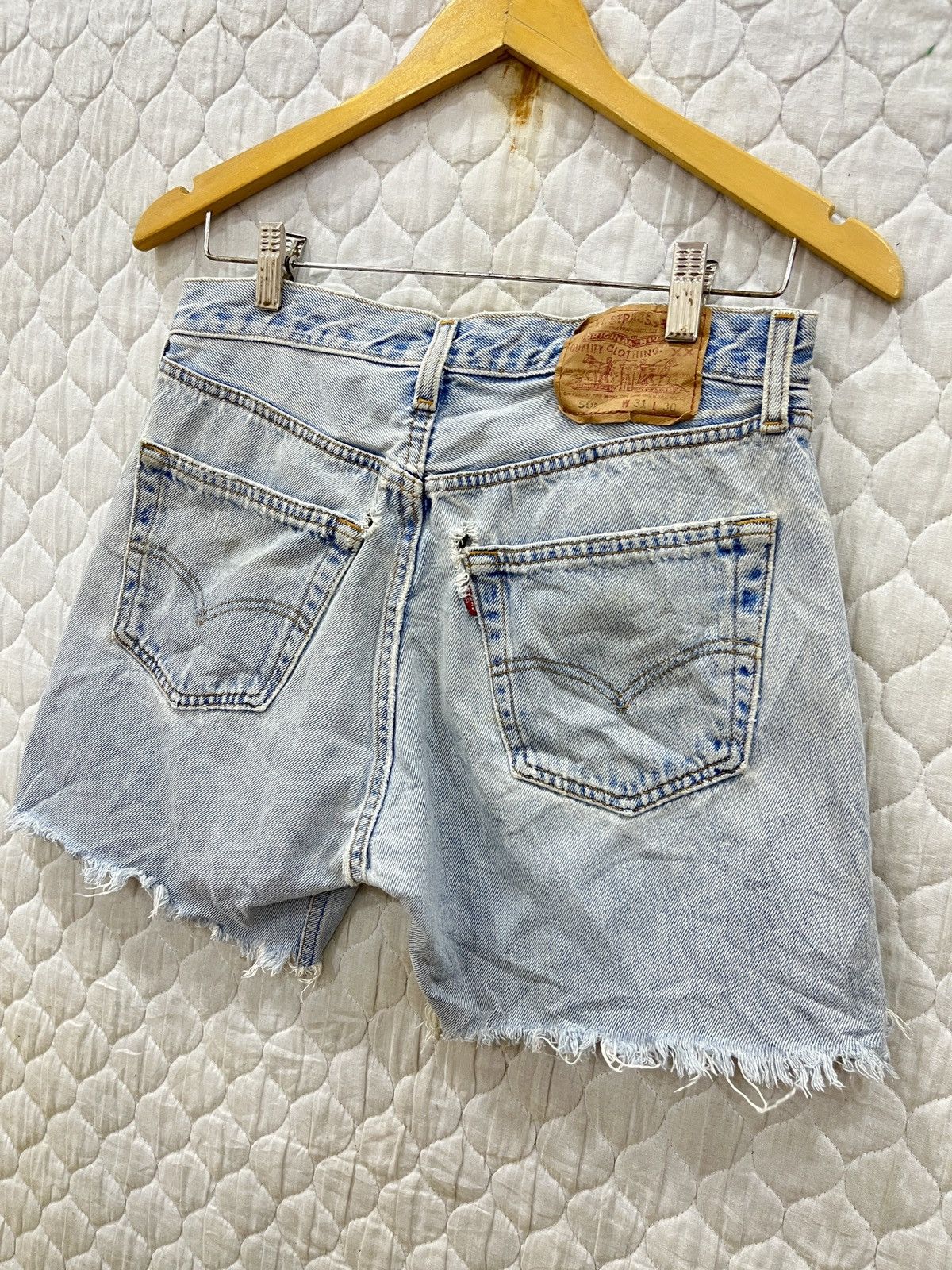 Levi's (Dddd). VINTAGE LEVIS 501 DENIM SHORTS Size US 30 / EU 46 - 5 Thumbnail