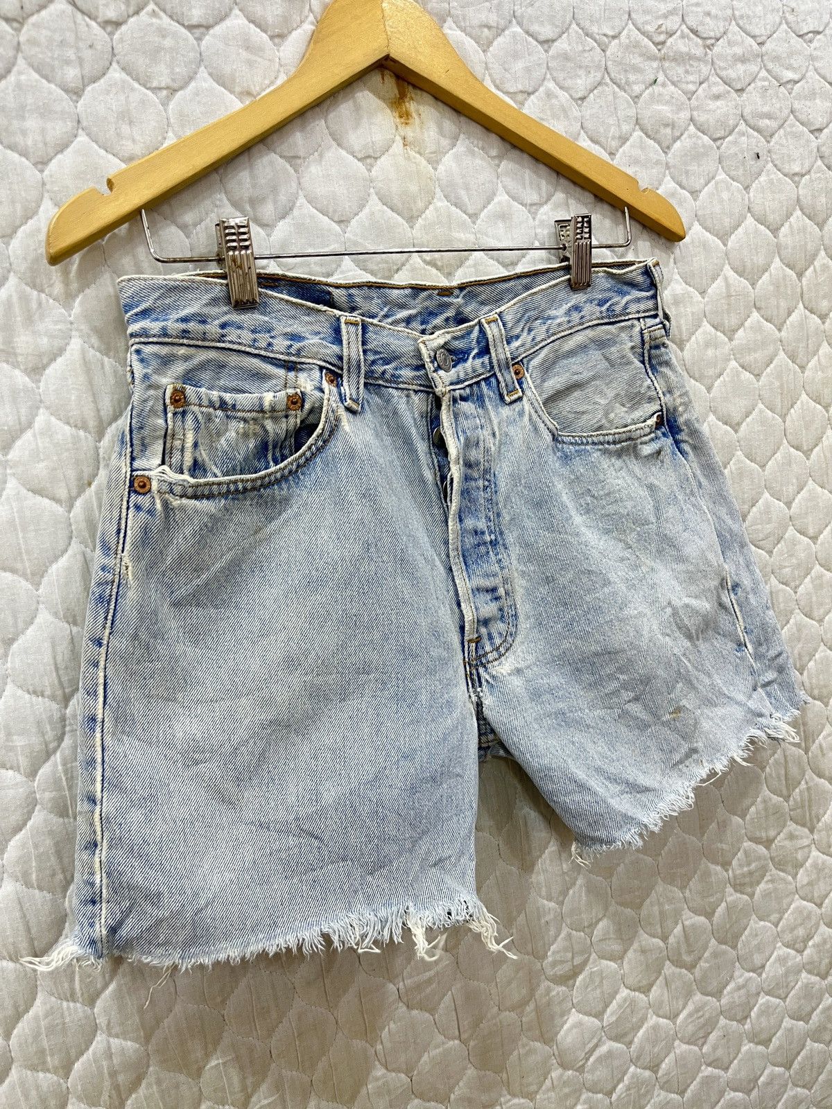 Levi's (Dddd). VINTAGE LEVIS 501 DENIM SHORTS Size US 30 / EU 46 - 4 Thumbnail