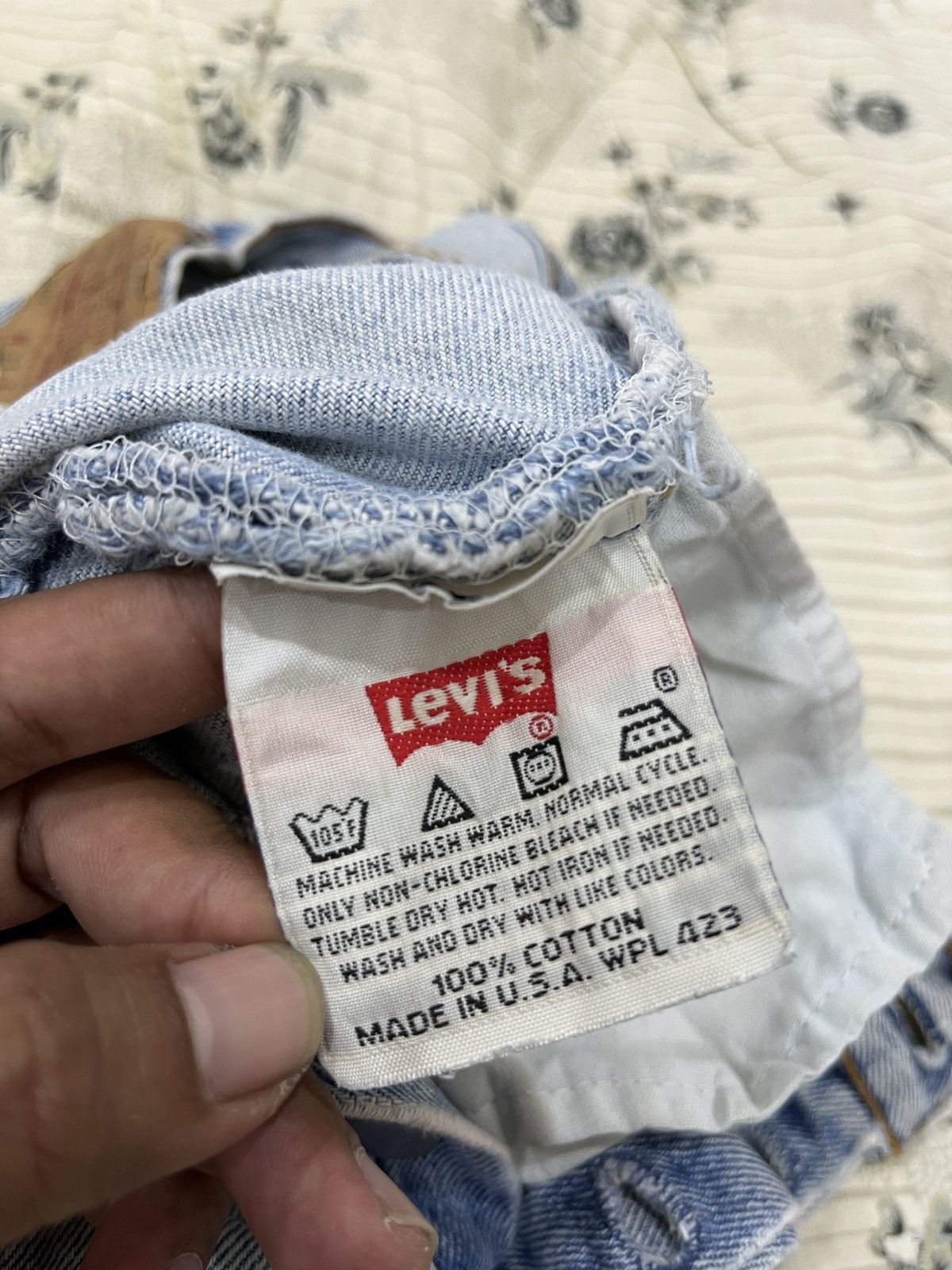 Levi's (Dddd). VINTAGE LEVIS 501 DENIM SHORTS Size US 30 / EU 46 - 11 Thumbnail