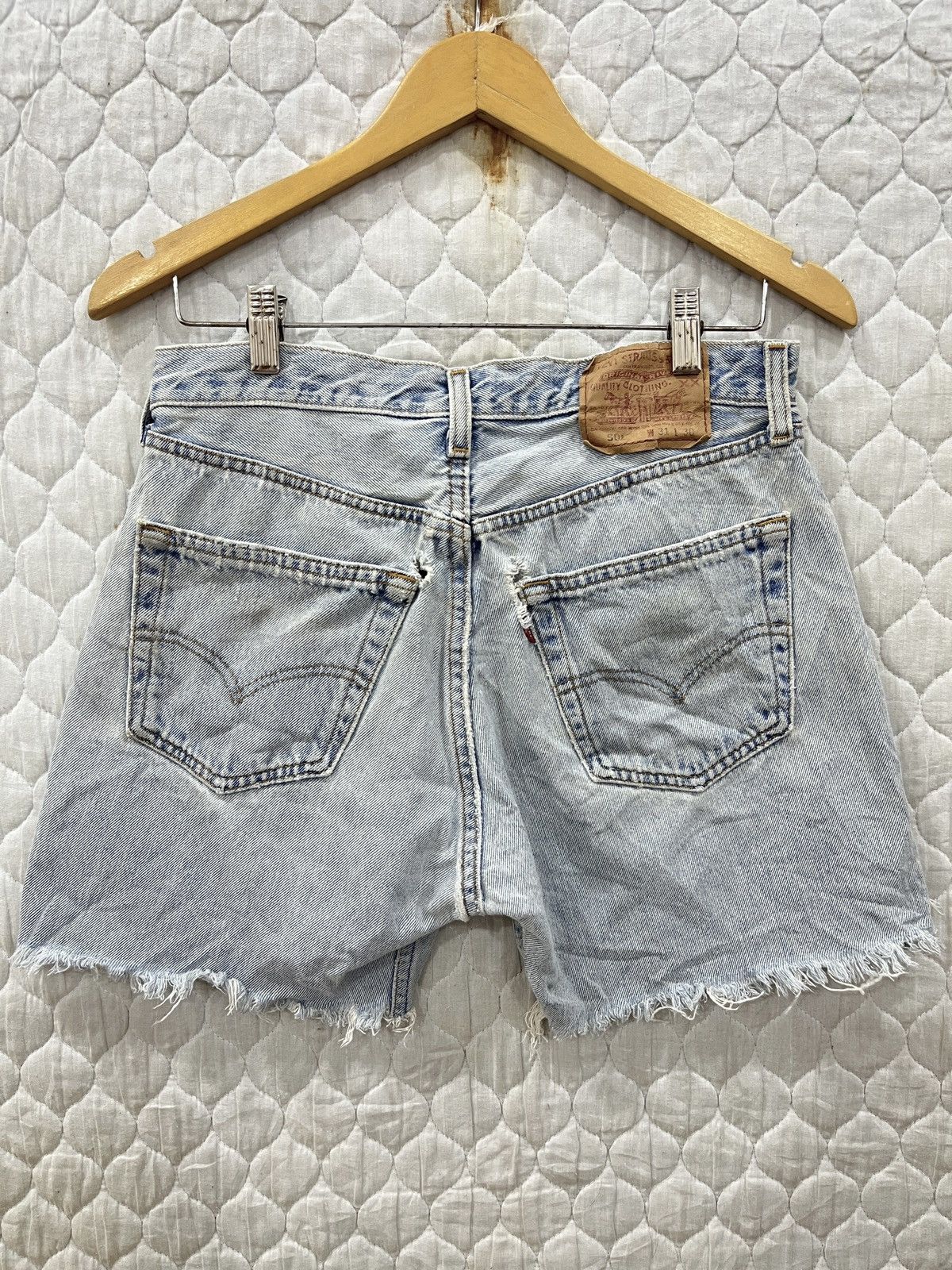 Levi's (Dddd). VINTAGE LEVIS 501 DENIM SHORTS Size US 30 / EU 46 - 1 Thumbnail