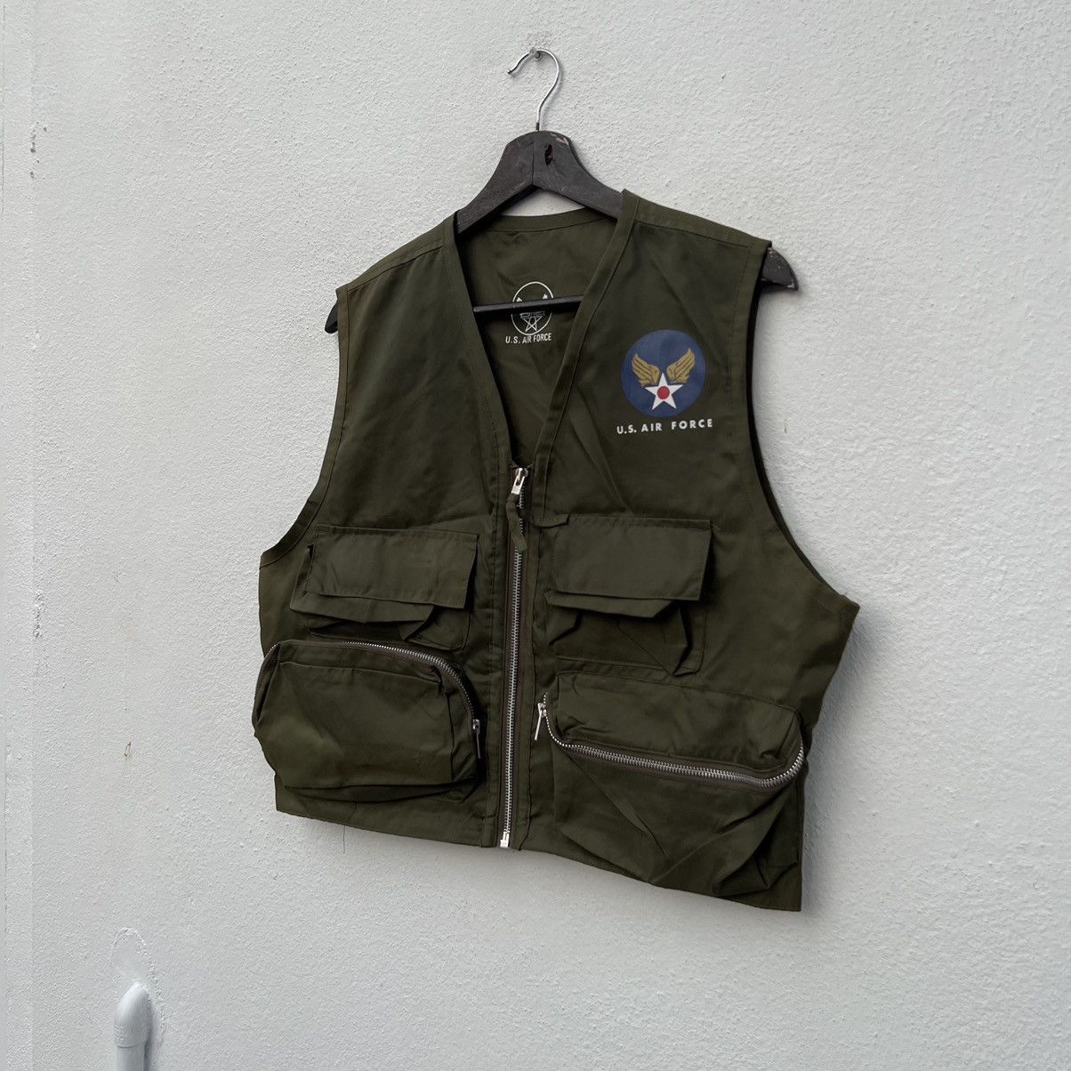 Other VINTAGE UTILITY PARACHUTE BIKER VEST U.S AIR FORCE Size US L / EU 52-54 / 3 - 2 Thumbnail