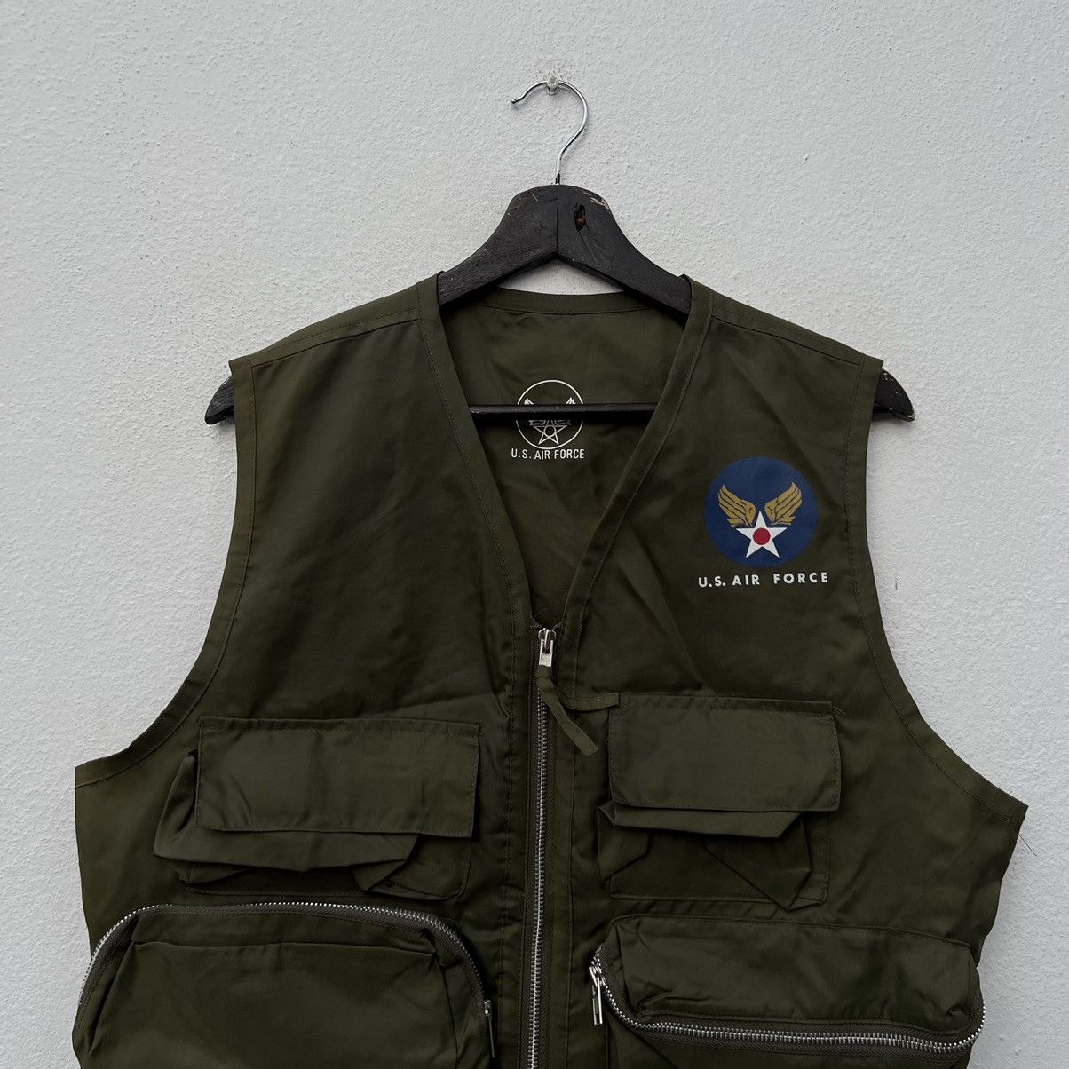 Other VINTAGE UTILITY PARACHUTE BIKER VEST U.S AIR FORCE Size US L / EU 52-54 / 3 - 3 Thumbnail