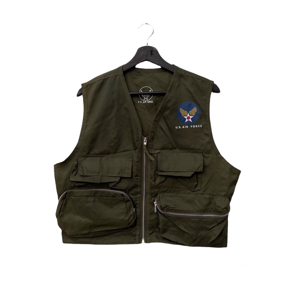 Other VINTAGE UTILITY PARACHUTE BIKER VEST U.S AIR FORCE Size US L / EU 52-54 / 3 - 1 Thumbnail