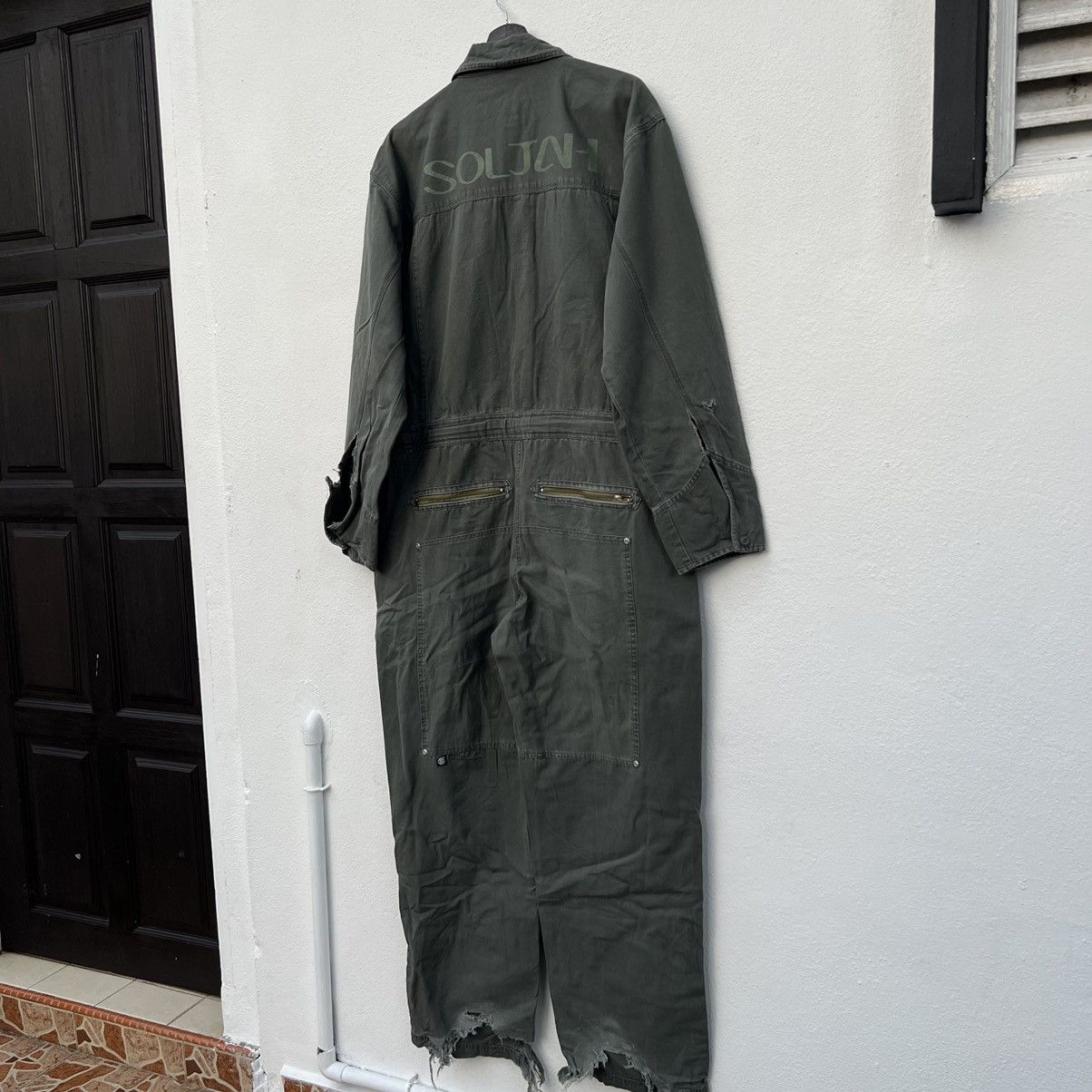Japanese Brand VINTAGE SOLJAH BIG LOGO OVERALL WORKERS WEAR Size US 40 / EU 56 - 7 Thumbnail