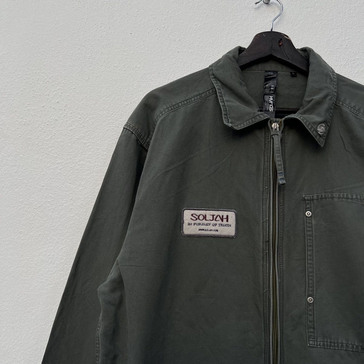 Japanese Brand VINTAGE SOLJAH BIG LOGO OVERALL WORKERS WEAR Size US 40 / EU 56 - 5 Thumbnail