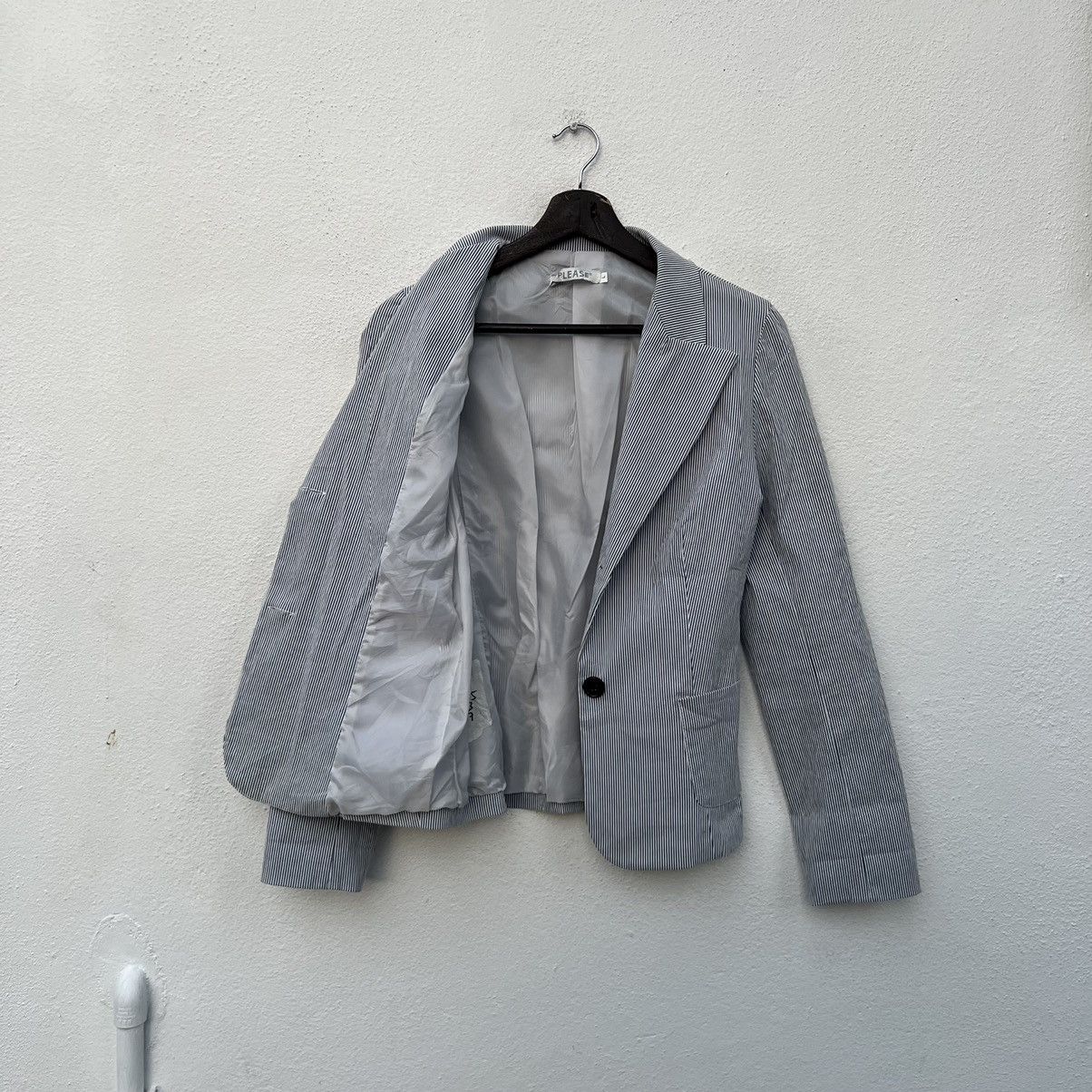 Japanese Brand RARE PLEASE COAT MADE IN ITALY PLEATED STYLE WEAR Size US S / EU 44-46 / 1 - 7 Thumbnail
