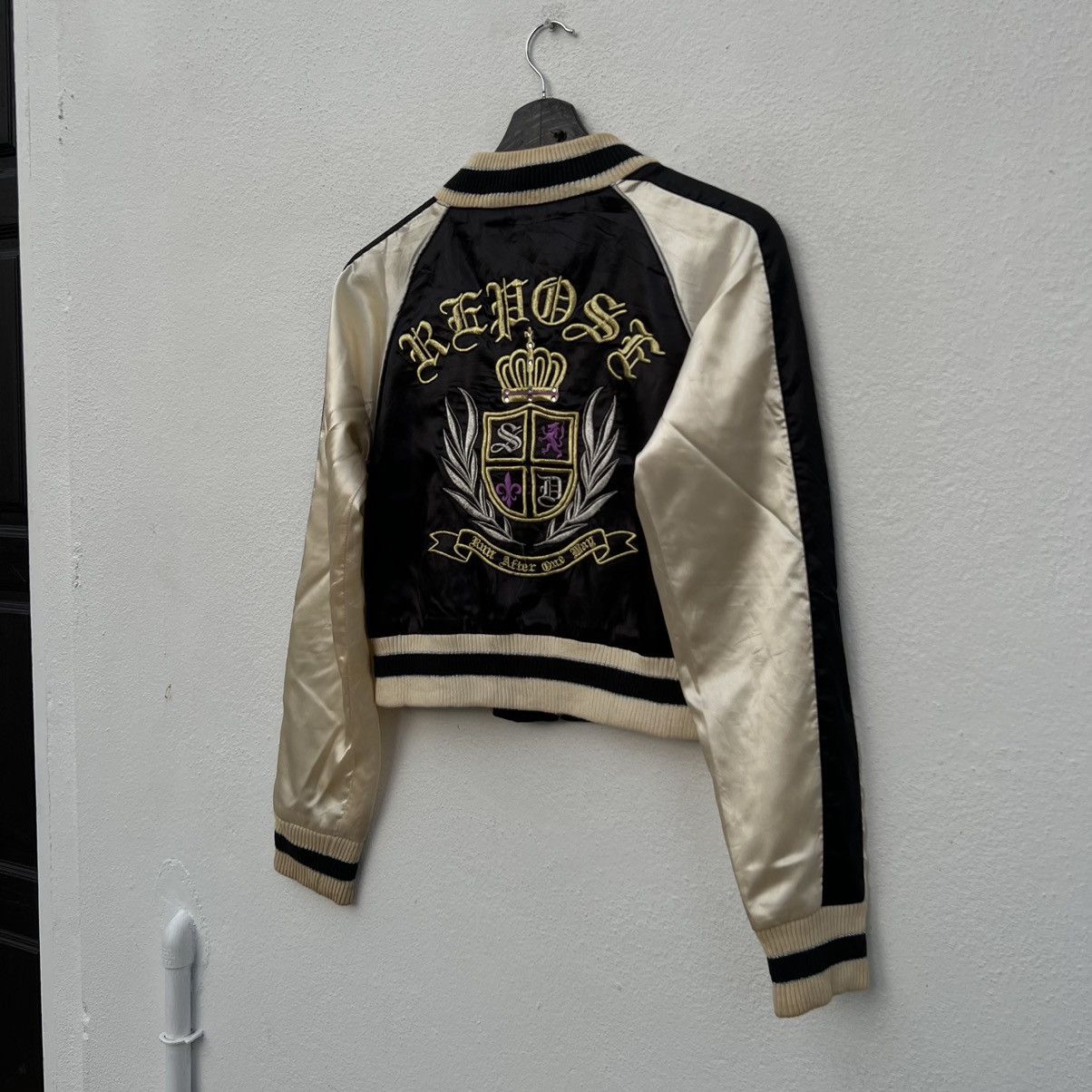 Japanese Brand RARE SUKAJAN JACKET BIG LOGO ONE WAY MANUFACTURED Size US S / EU 44-46 / 1 - 6 Thumbnail