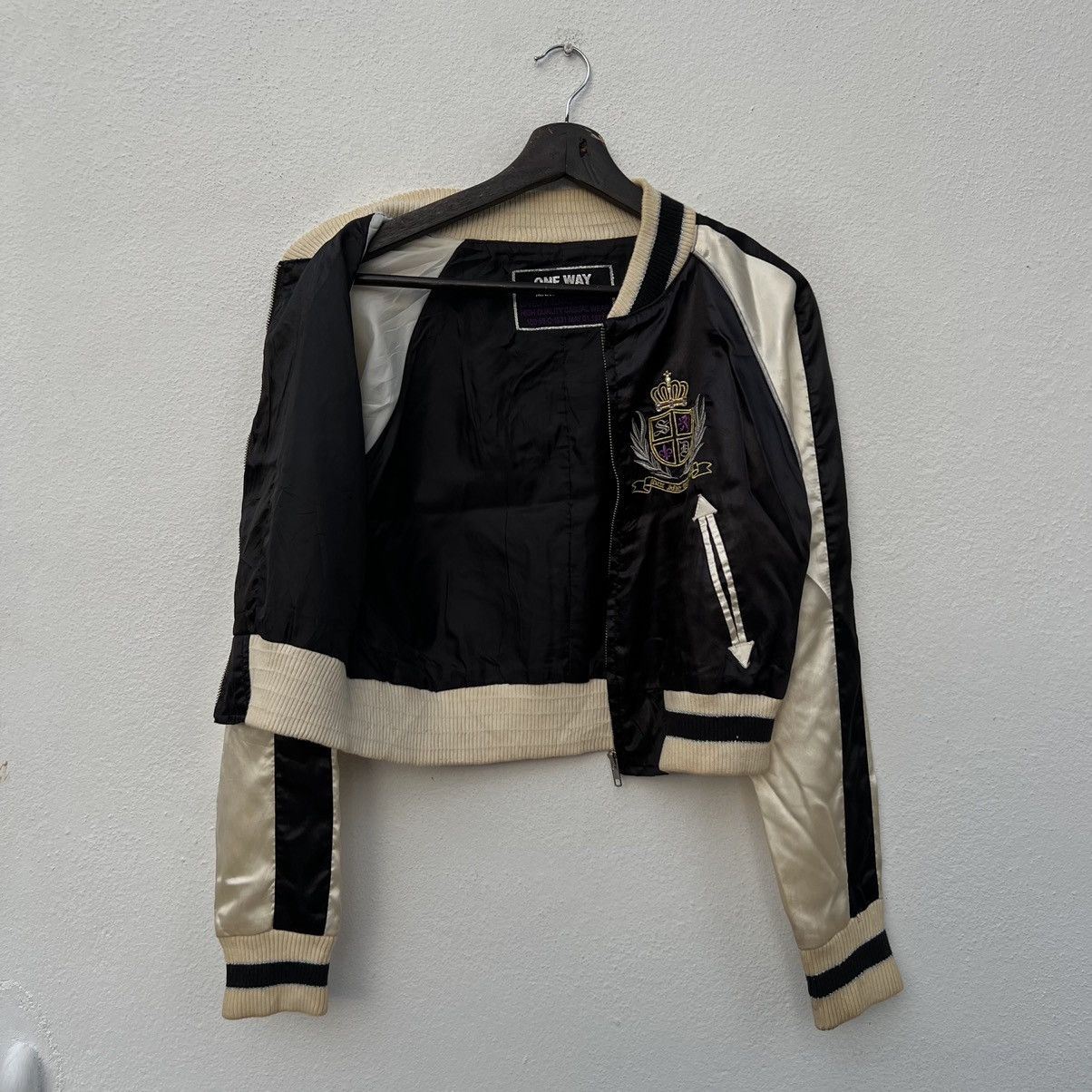 Japanese Brand RARE SUKAJAN JACKET BIG LOGO ONE WAY MANUFACTURED Size US S / EU 44-46 / 1 - 8 Thumbnail