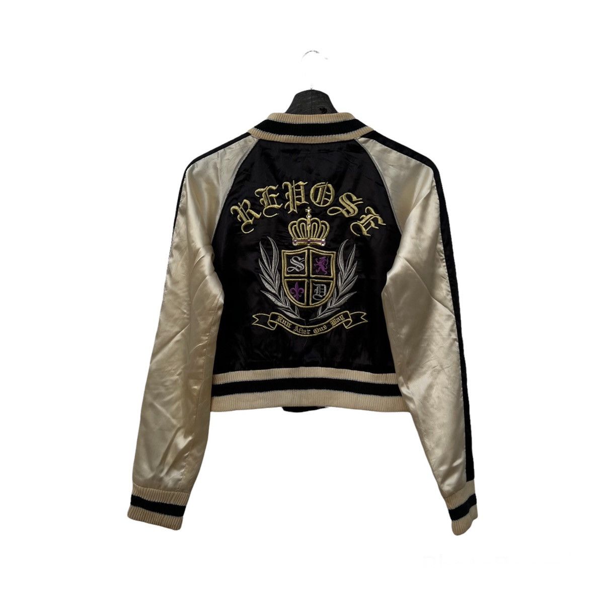 Japanese Brand RARE SUKAJAN JACKET BIG LOGO ONE WAY MANUFACTURED Size US S / EU 44-46 / 1 - 1 Thumbnail