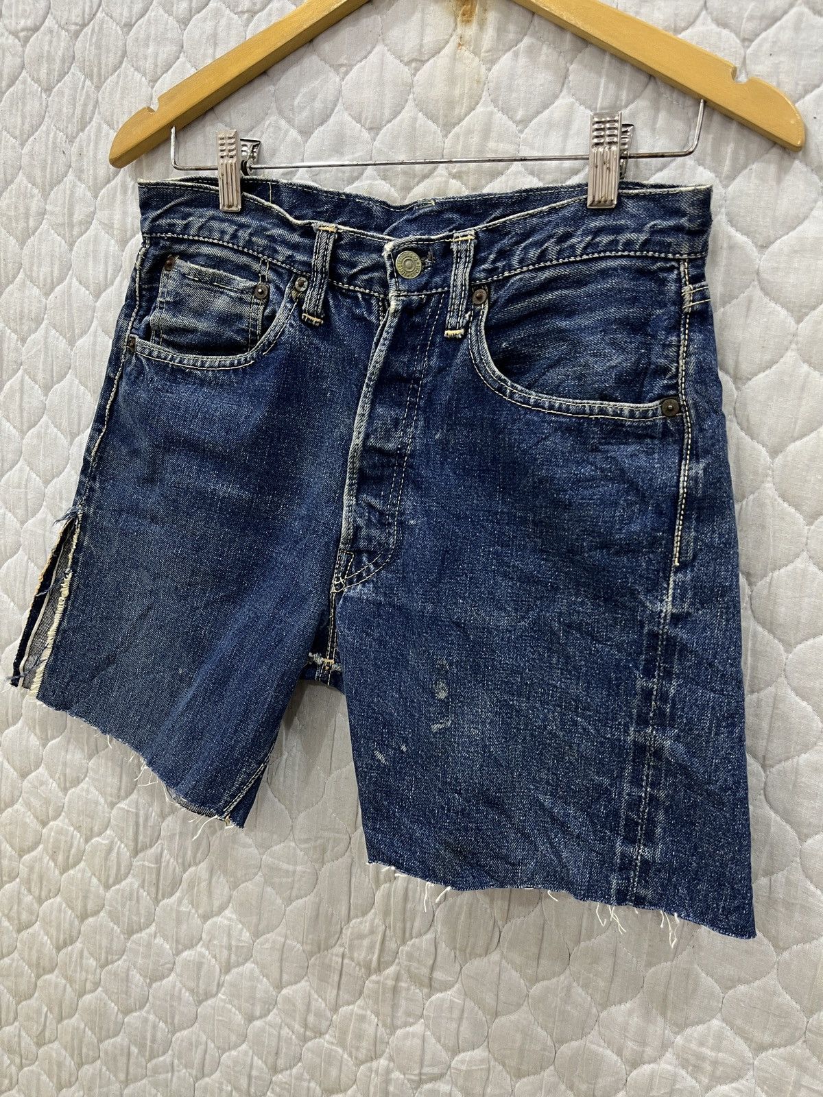 Levi's (Dddd)VINTAGE 1960's Levis Big E Hidden Rivet Selvedge DENIM Size US 29 - 3 Thumbnail