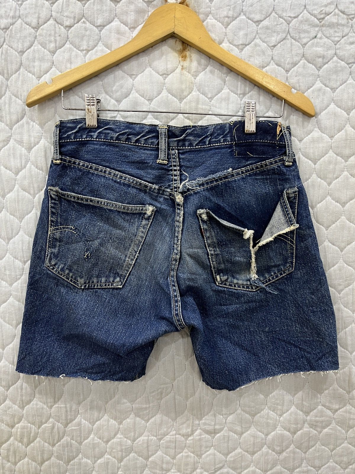 Levi's (Dddd)VINTAGE 1960's Levis Big E Hidden Rivet Selvedge DENIM Size US 29 - 2 Thumbnail