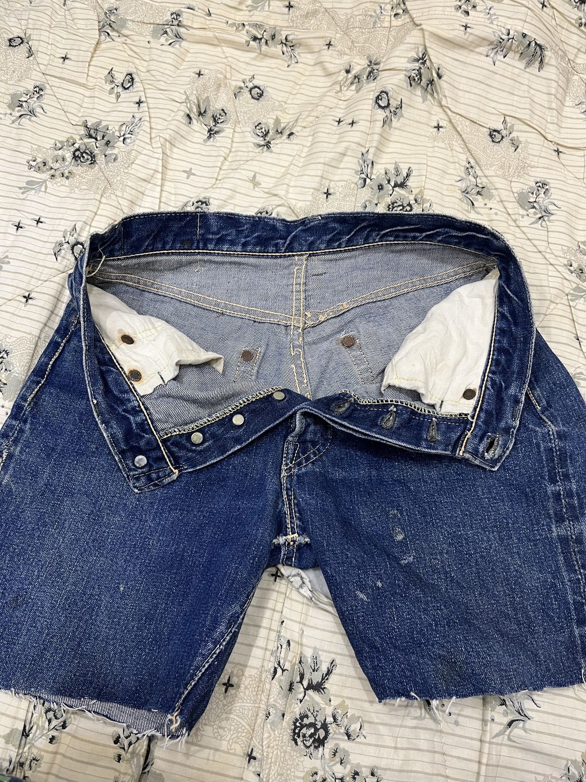 Levi's (Dddd)VINTAGE 1960's Levis Big E Hidden Rivet Selvedge DENIM Size US 29 - 9 Thumbnail