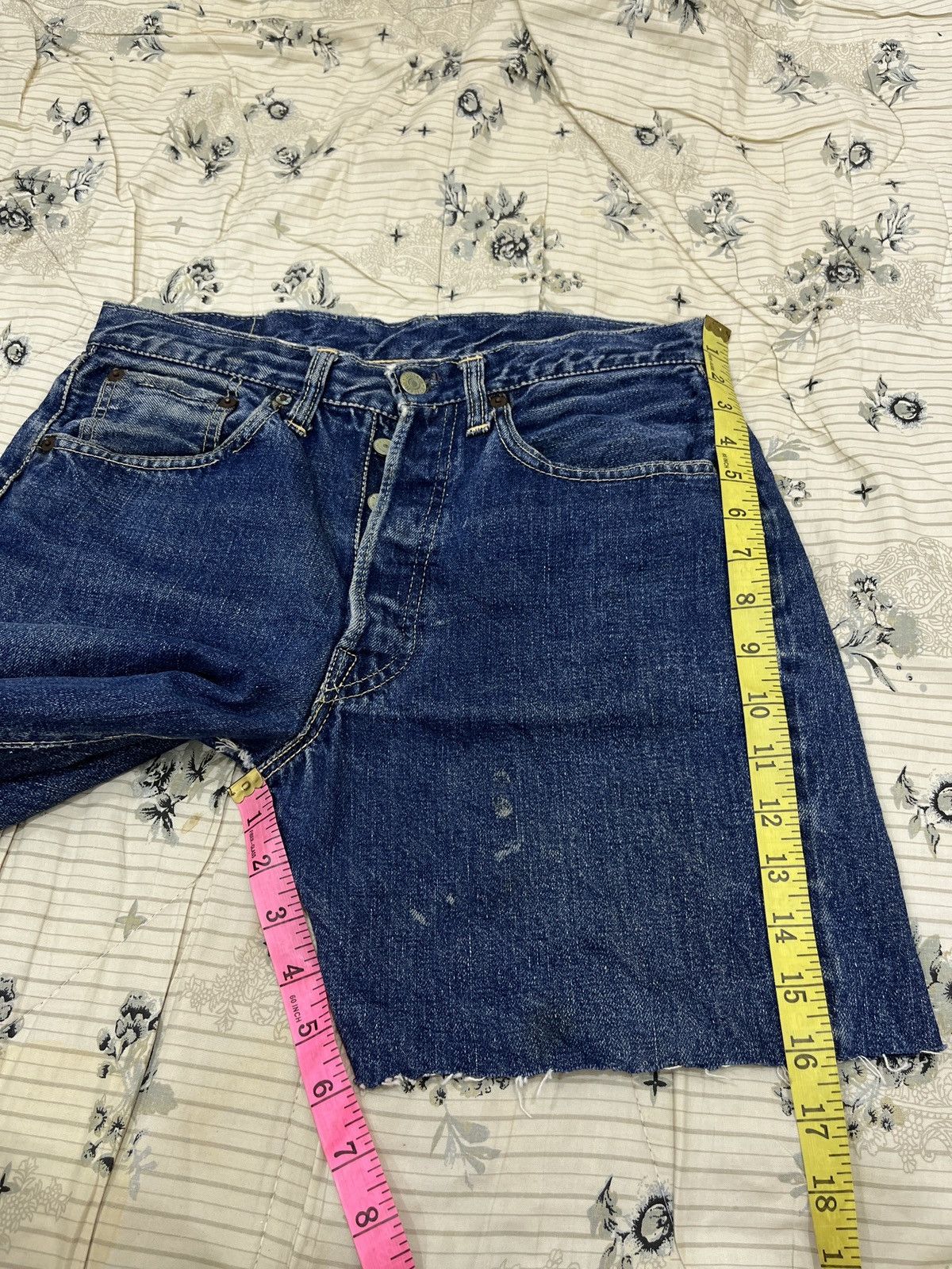 Levi's (Dddd)VINTAGE 1960's Levis Big E Hidden Rivet Selvedge DENIM Size US 29 - 24 Thumbnail