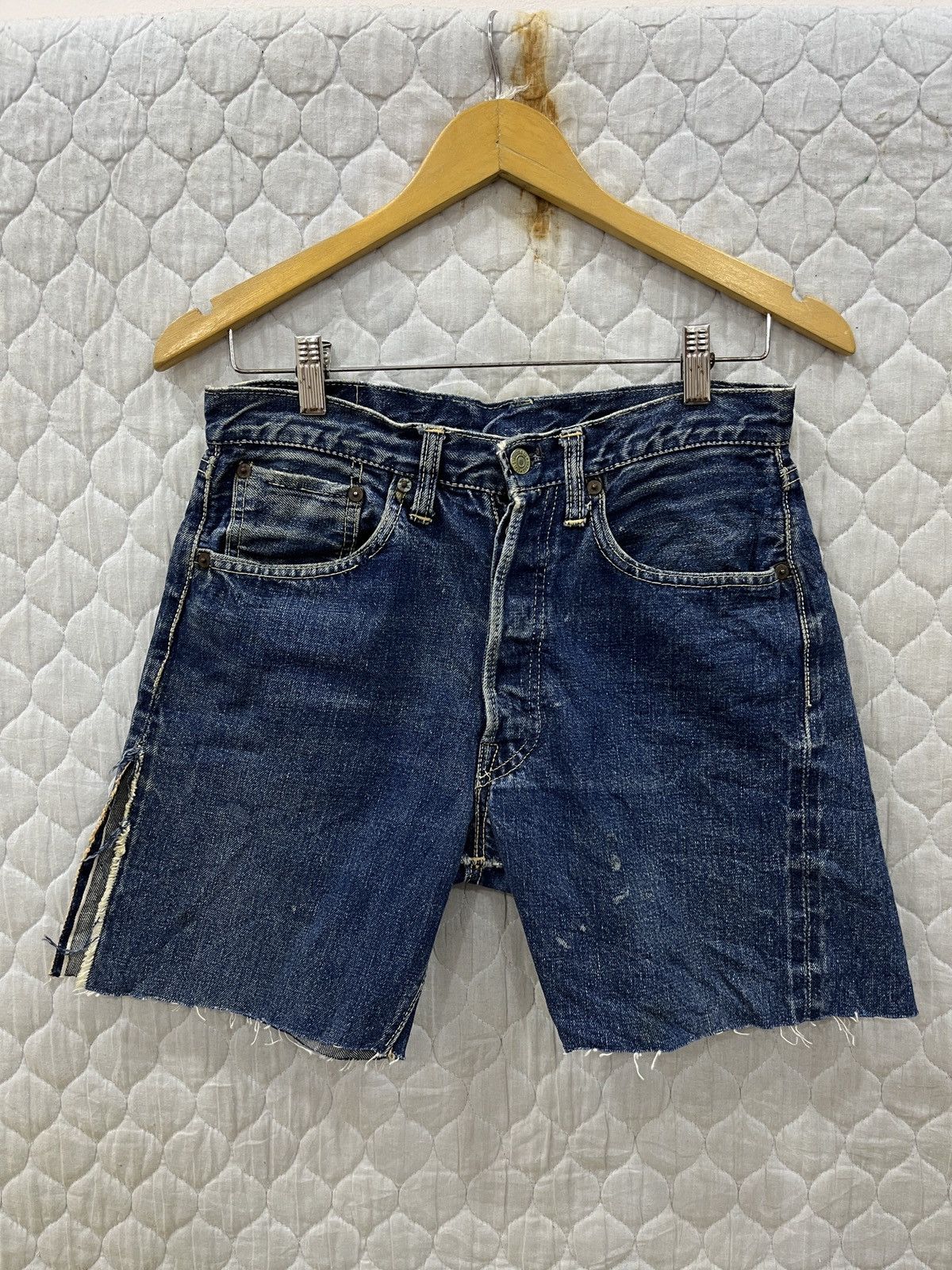 (Dddd)VINTAGE 1960's Levis Big E Hidden Rivet Selvedge DENIM