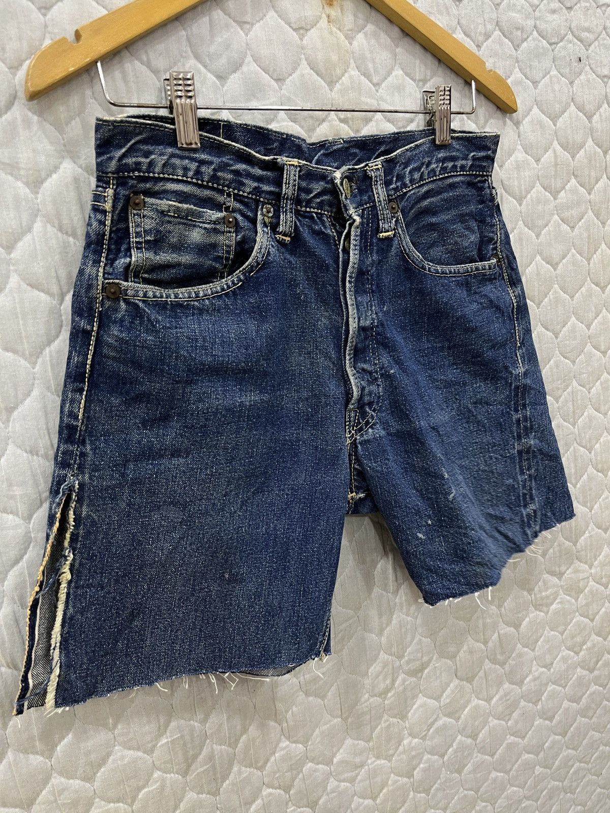 Levi's (Dddd)VINTAGE 1960's Levis Big E Hidden Rivet Selvedge DENIM Size US 29 - 5 Thumbnail