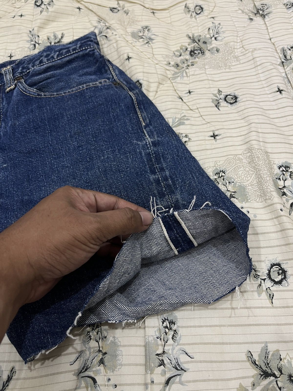 Levi's (Dddd)VINTAGE 1960's Levis Big E Hidden Rivet Selvedge DENIM Size US 29 - 19 Thumbnail