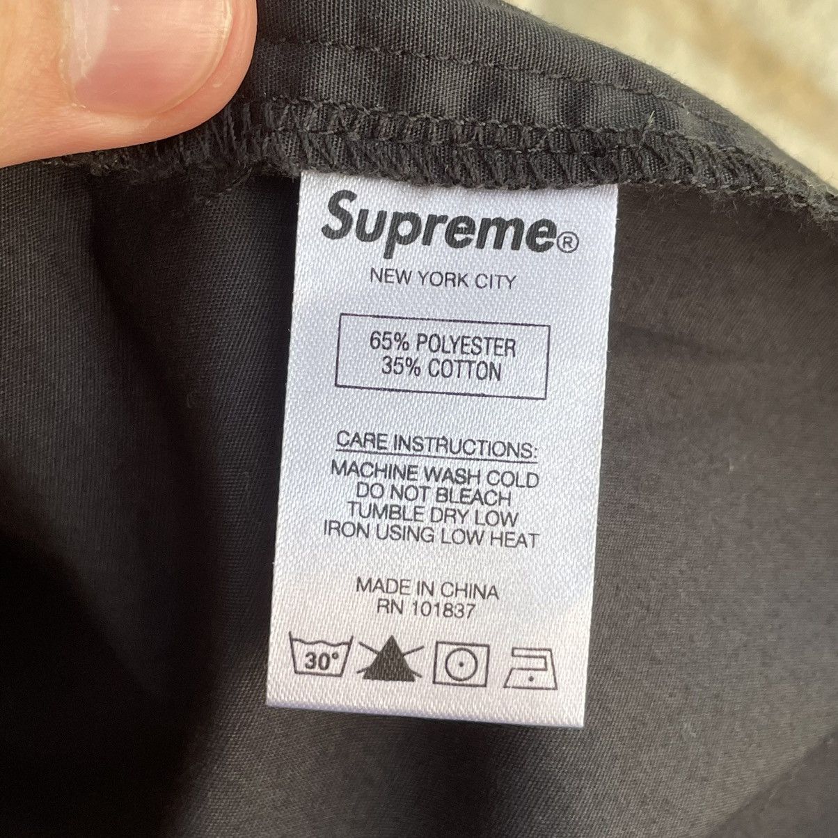 Supreme Supreme Zip Up S/S Work Shirt Size US L / EU 52-54 / 3 - 5 Thumbnail