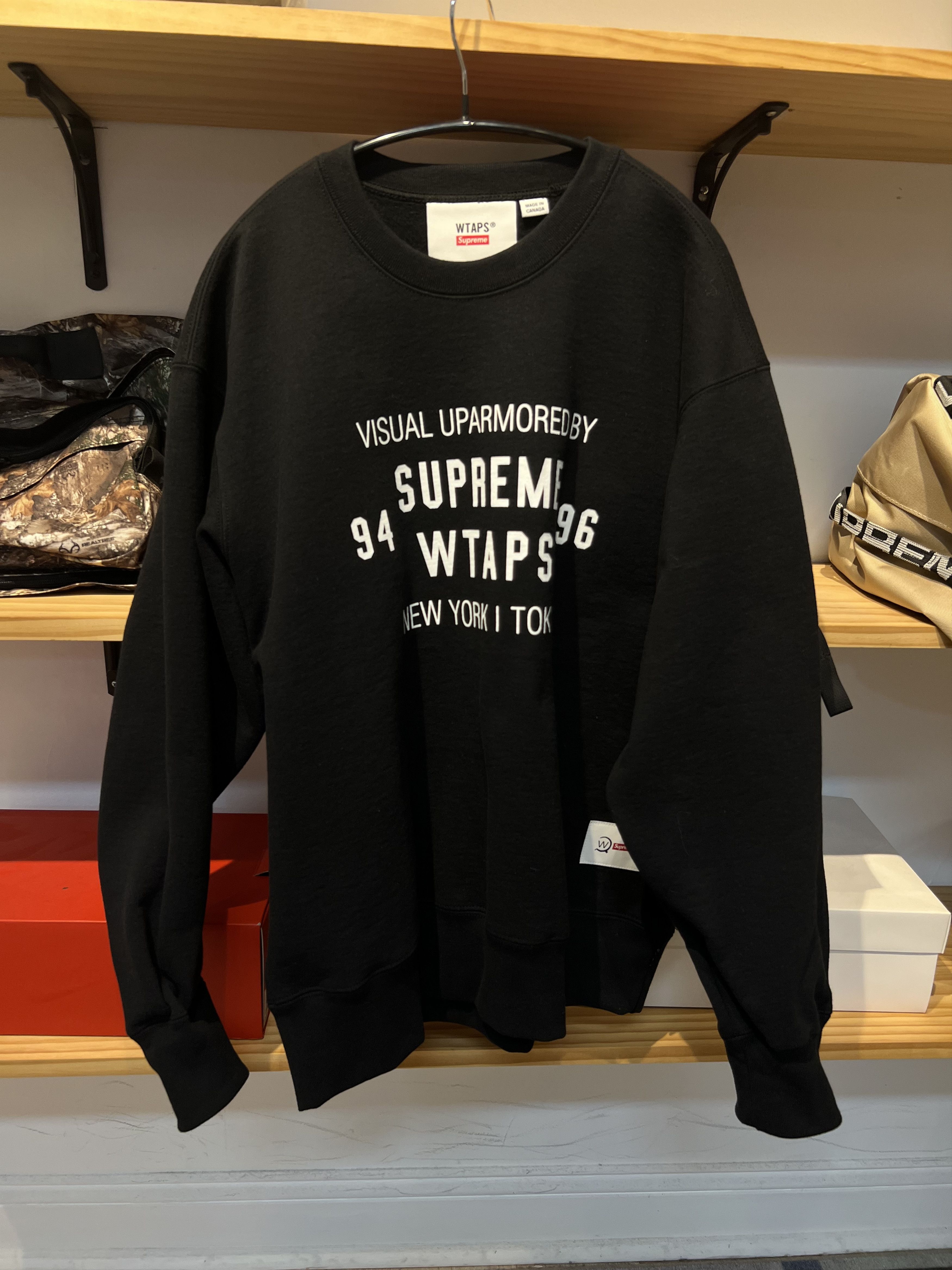 Supreme supreme WTAPS crewneck | Grailed