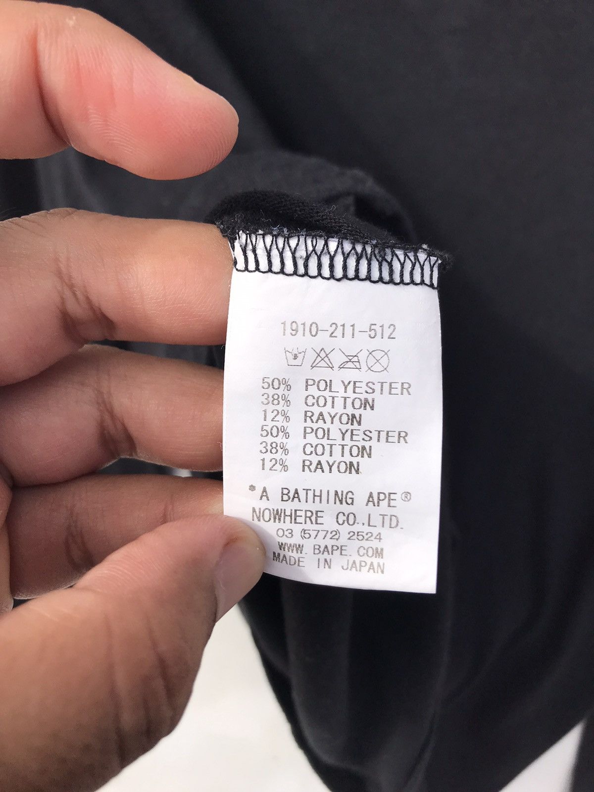 Bape Bathing Ape Bape in Lukewarm Water Tees Size XS / US 0-2 / IT 36-38 - 7 Thumbnail