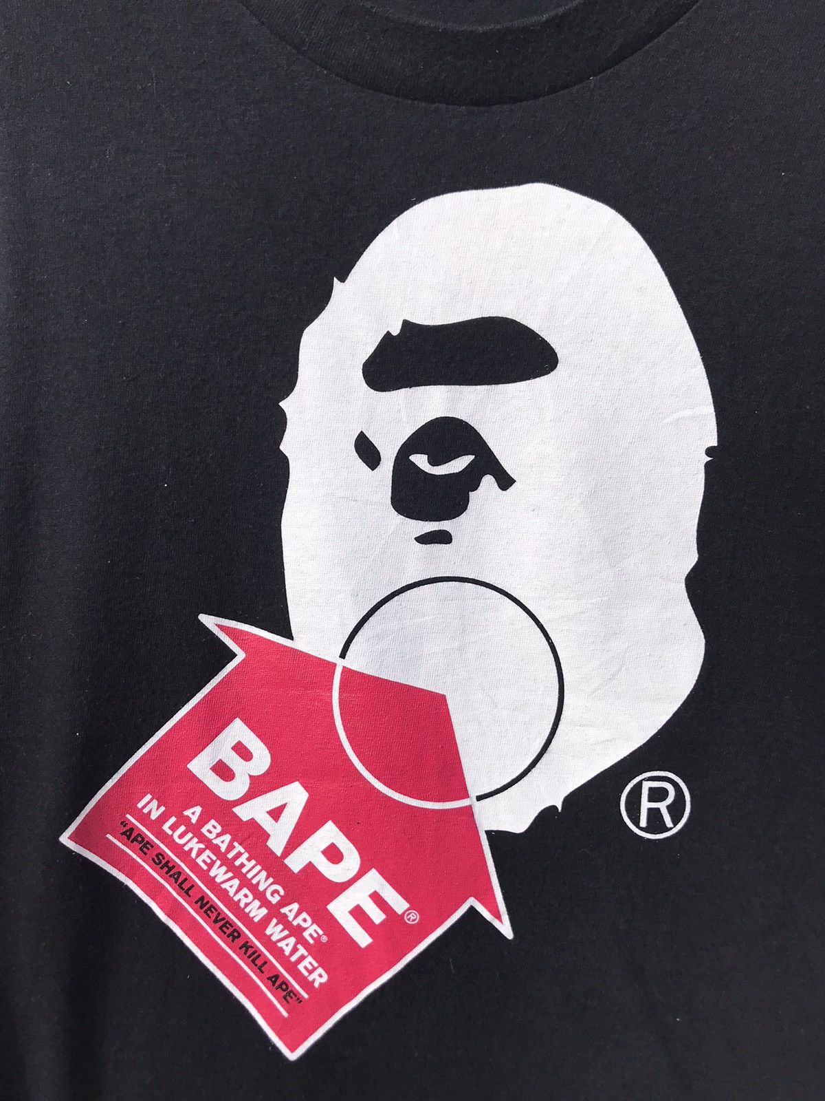 Bape Bathing Ape Bape in Lukewarm Water Tees Size XS / US 0-2 / IT 36-38 - 2 Thumbnail