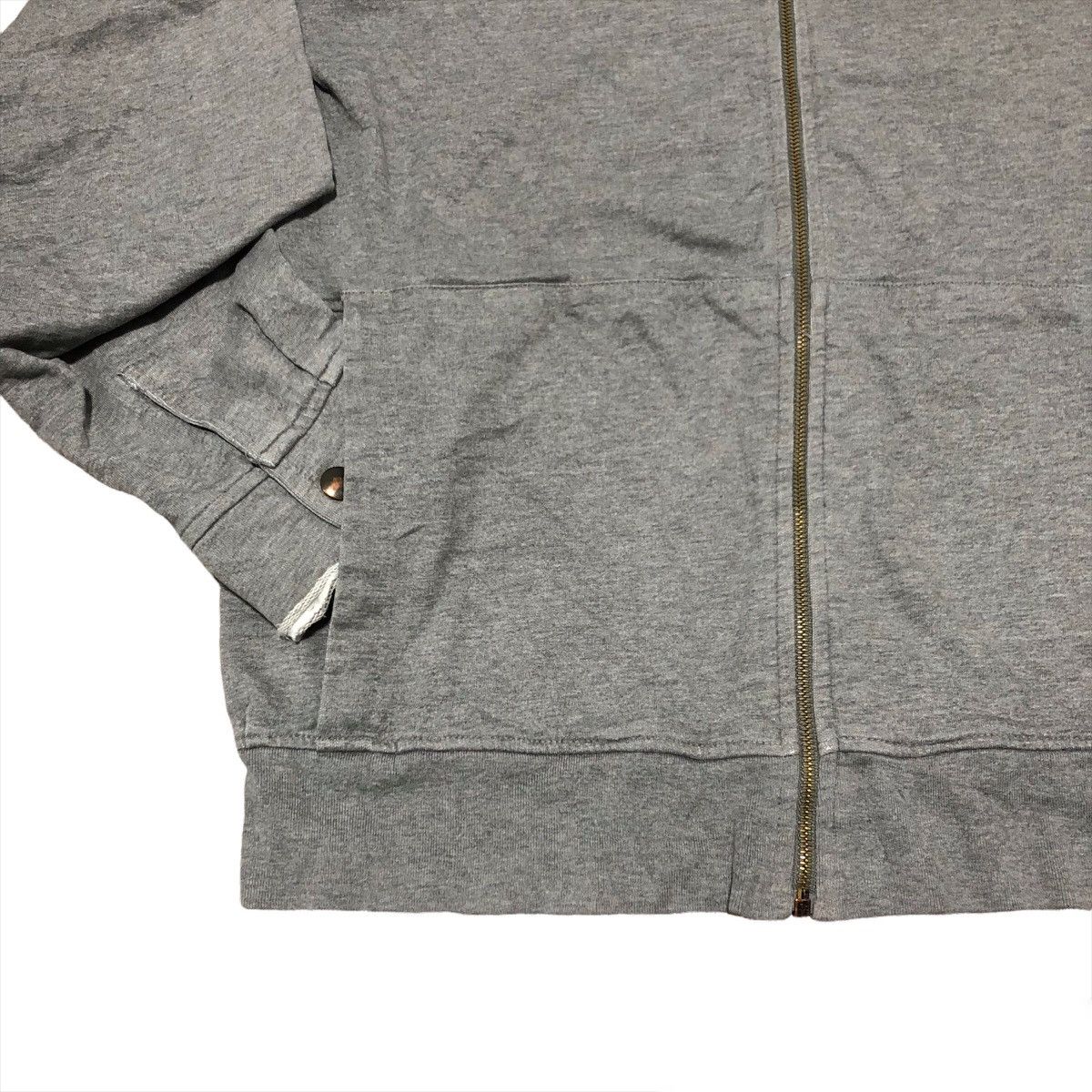 A.P.C. A.P.C Paris Distressed Zipper Hoodie Size US M / EU 48-50 / 2 - 3 Thumbnail
