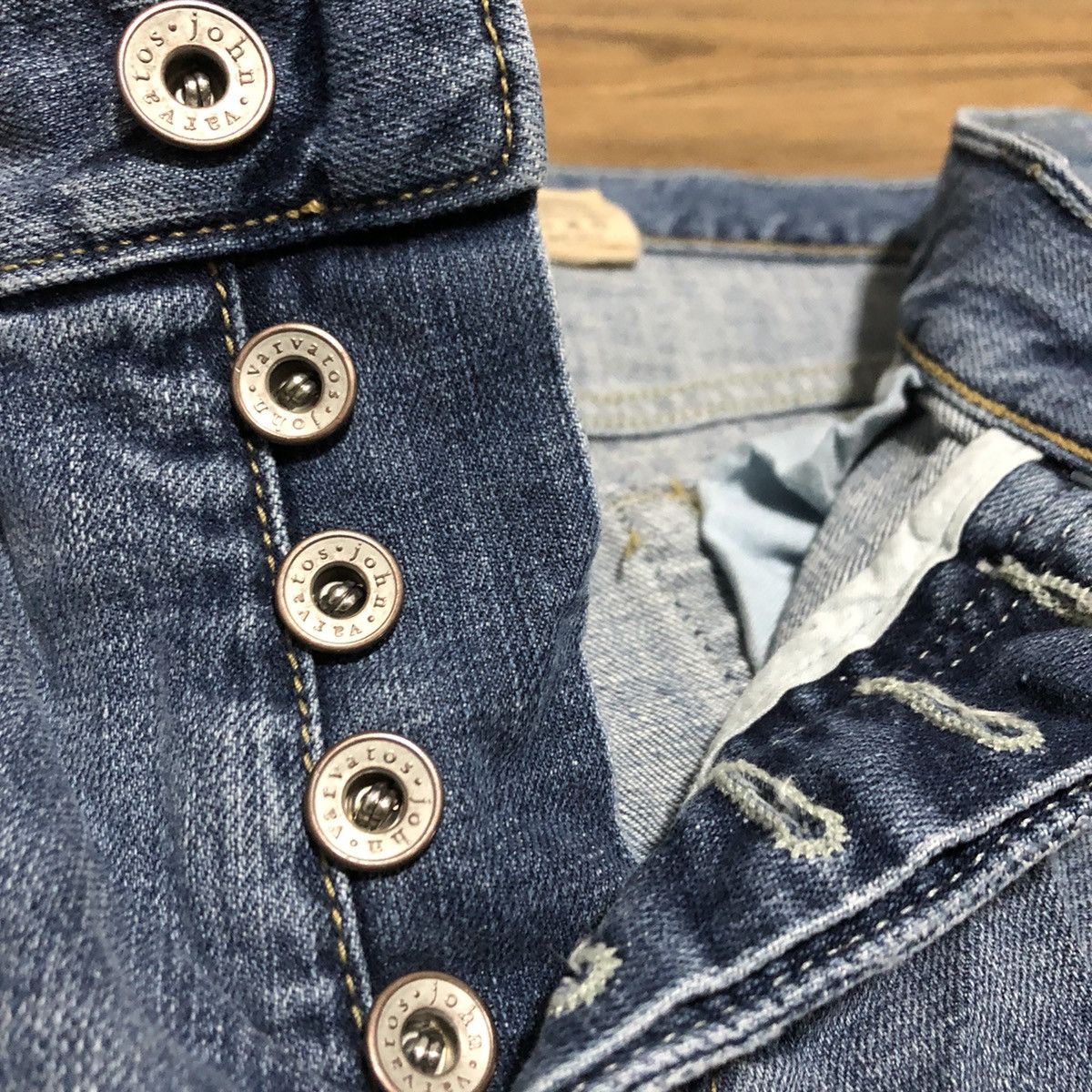 Designer × John Varvatos John Varvatos Skinny Straight Fit Jeans Size US 32 / EU 48 - 4 Thumbnail