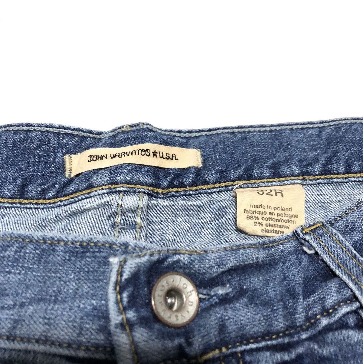 Designer × John Varvatos John Varvatos Skinny Straight Fit Jeans Size US 32 / EU 48 - 5 Thumbnail