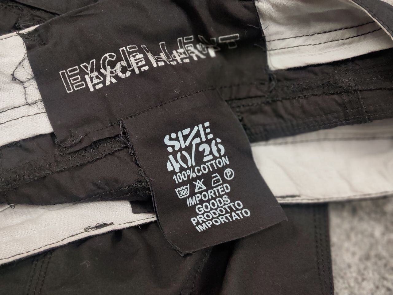 Japanese Brand Vintage 90's Japanese Bondage Zip Bootcut Black Cargo Pants Size 28" / US 6 / IT 42 - 19 Thumbnail