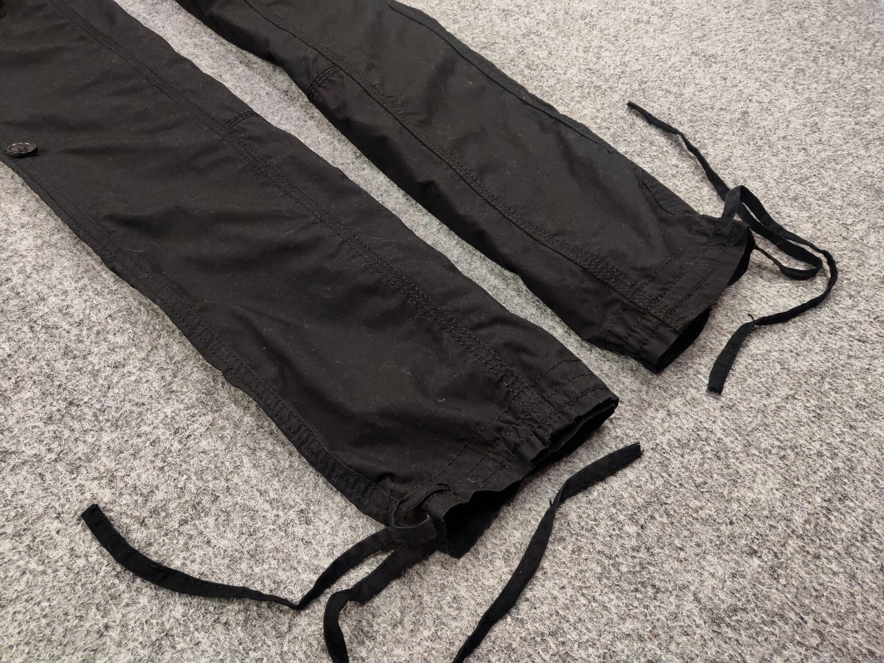 Japanese Brand Vintage 90's Japanese Bondage Zip Bootcut Black Cargo Pants Size 28" / US 6 / IT 42 - 10 Thumbnail