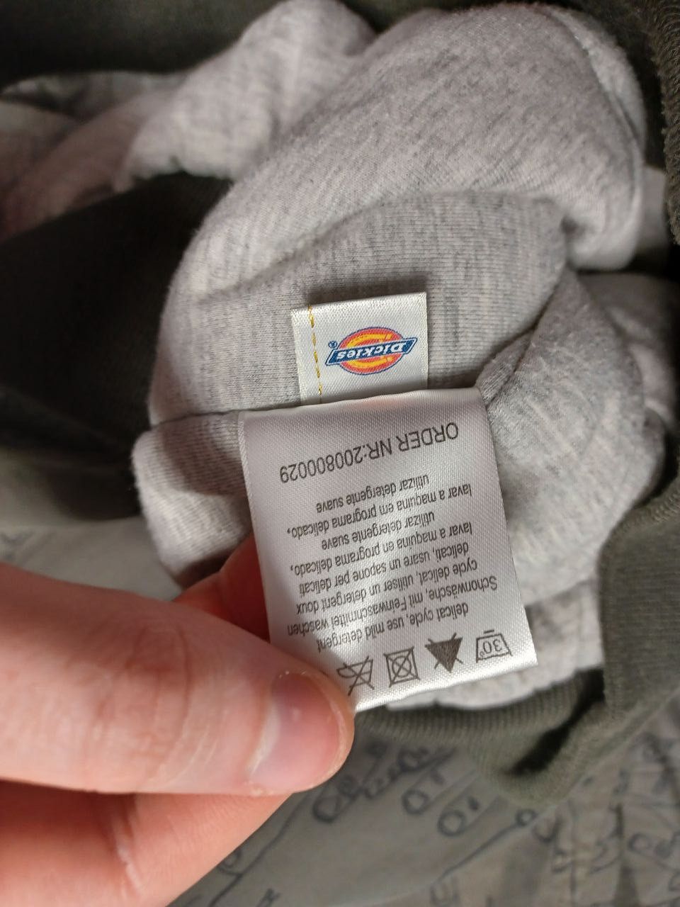 Dickies Dickies monogram jacket with hood, fingers print Size US M / EU 48-50 / 2 - 7 Thumbnail