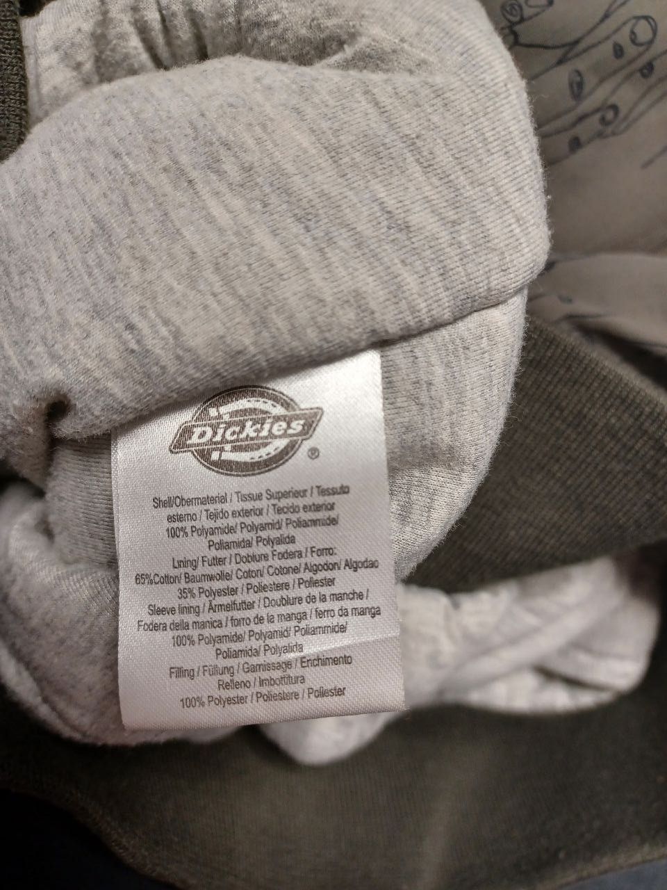 Dickies Dickies monogram jacket with hood, fingers print Size US M / EU 48-50 / 2 - 8 Thumbnail