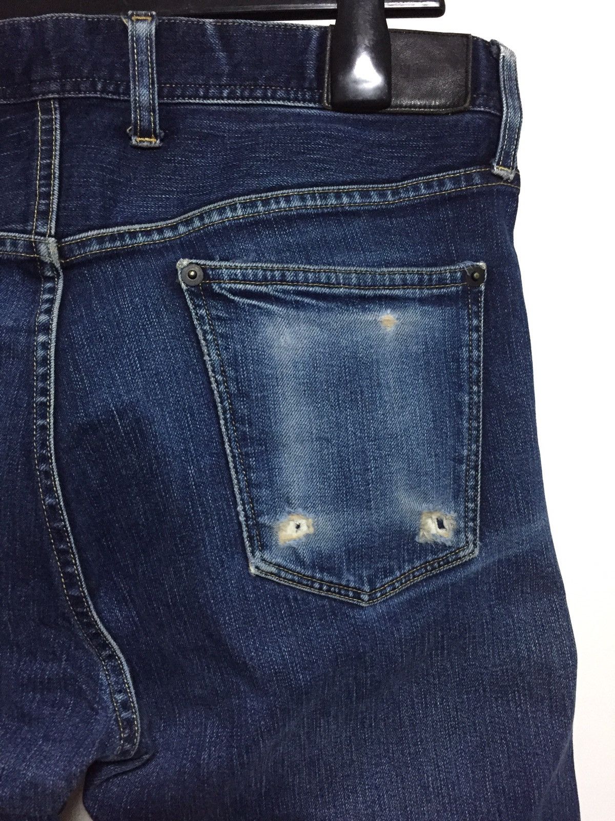 United Arrows × monkey time Monkey Time x United Arrows Distressed Skinny Jeans Size US 34 / EU 50 - 6 Thumbnail