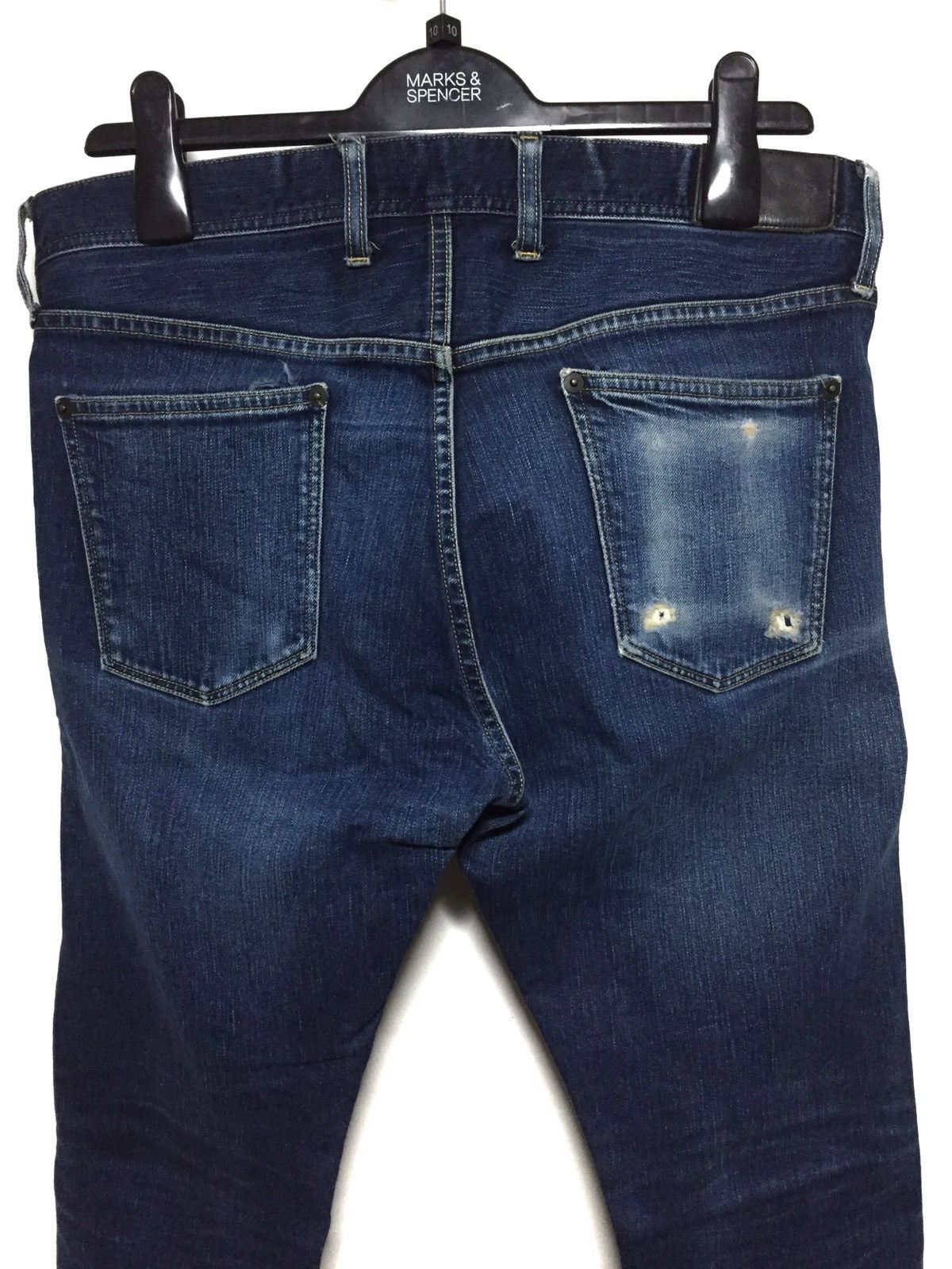 United Arrows × monkey time Monkey Time x United Arrows Distressed Skinny Jeans Size US 34 / EU 50 - 5 Thumbnail