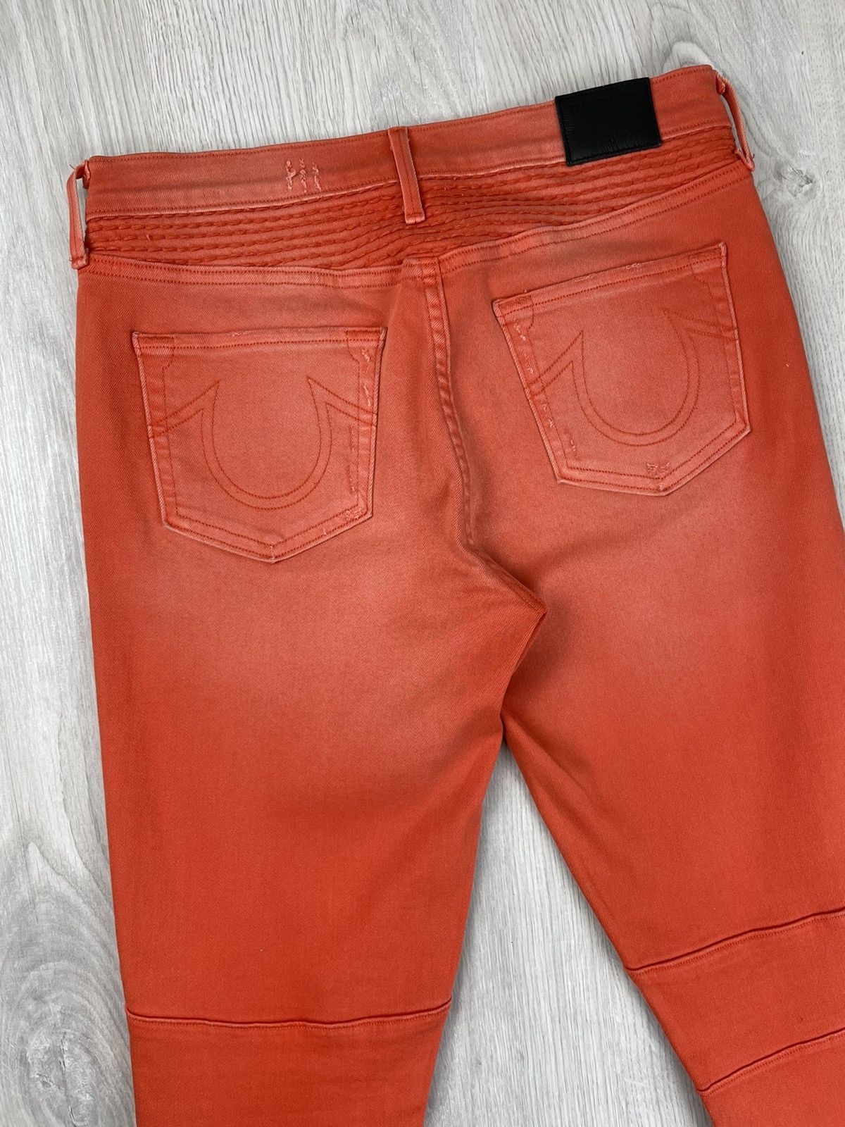 True Religion × Vintage Vintage Women’s True Religion Moto Biker Skinny Denim Jeans Size 28" / US 6 / IT 42 - 11 Thumbnail