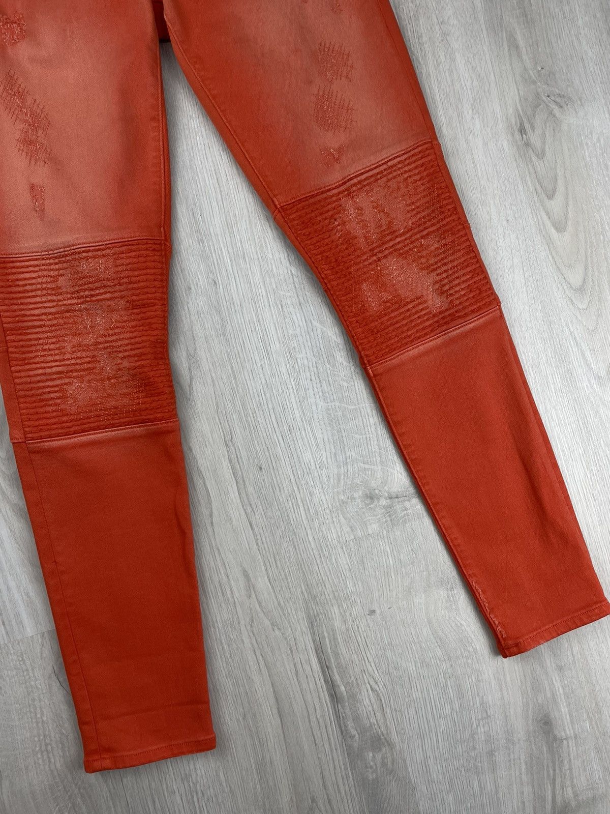 True Religion × Vintage Vintage Women’s True Religion Moto Biker Skinny Denim Jeans Size 28" / US 6 / IT 42 - 3 Thumbnail