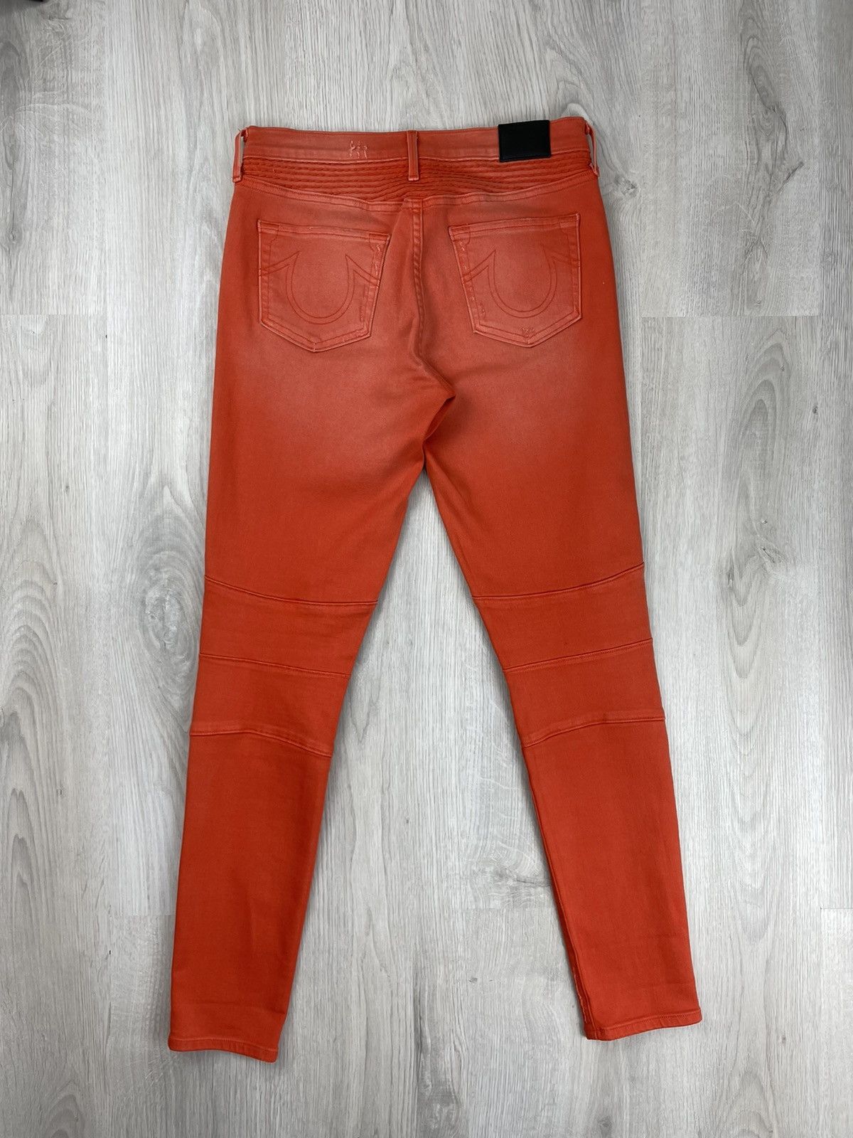 True Religion × Vintage Vintage Women’s True Religion Moto Biker Skinny Denim Jeans Size 28" / US 6 / IT 42 - 10 Thumbnail