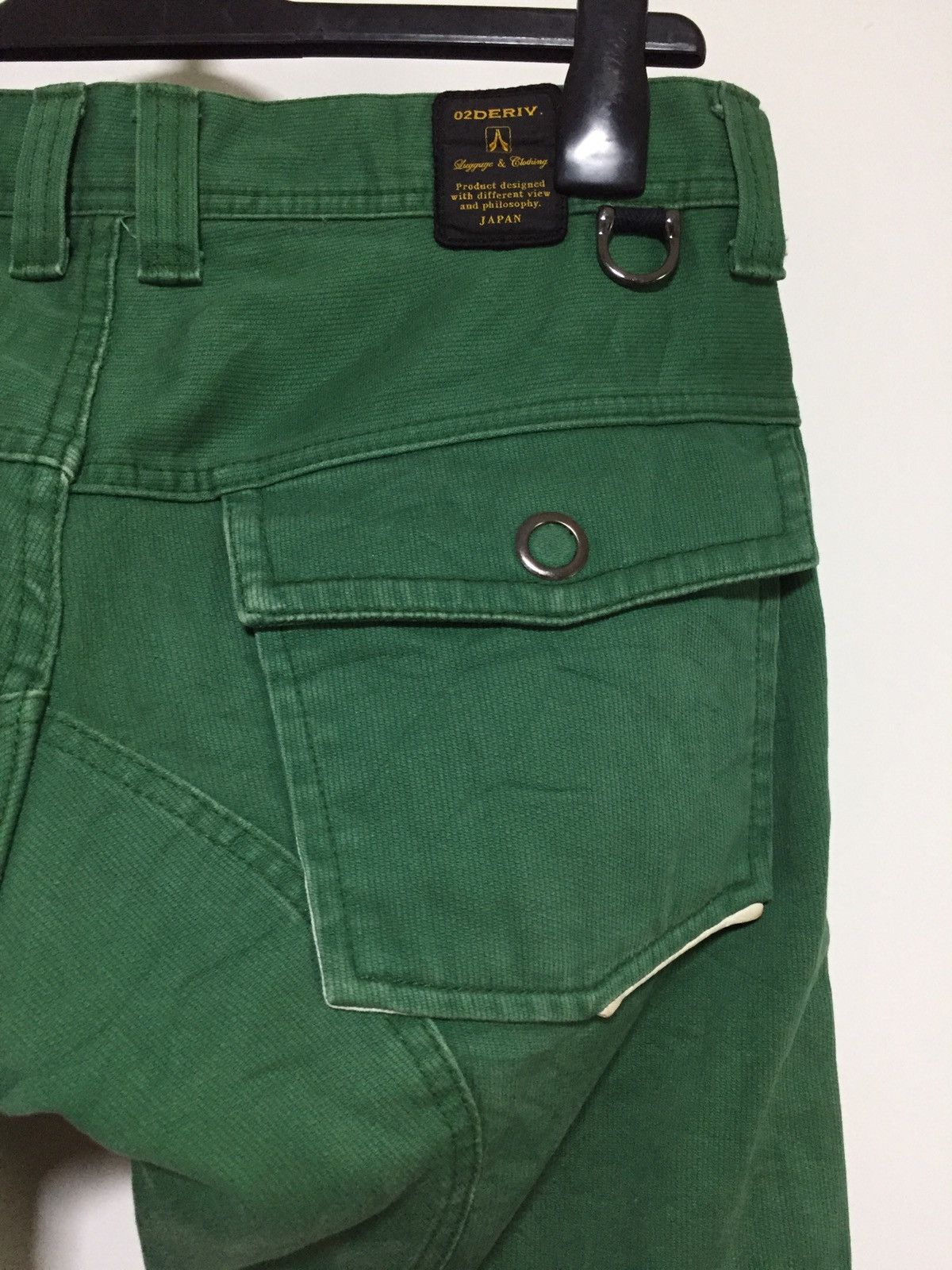 02DERIV. × Designer × Japanese Brand Japan Green 02Deriv. Zipper Straight Fits Pants Size US 31 - 6 Thumbnail