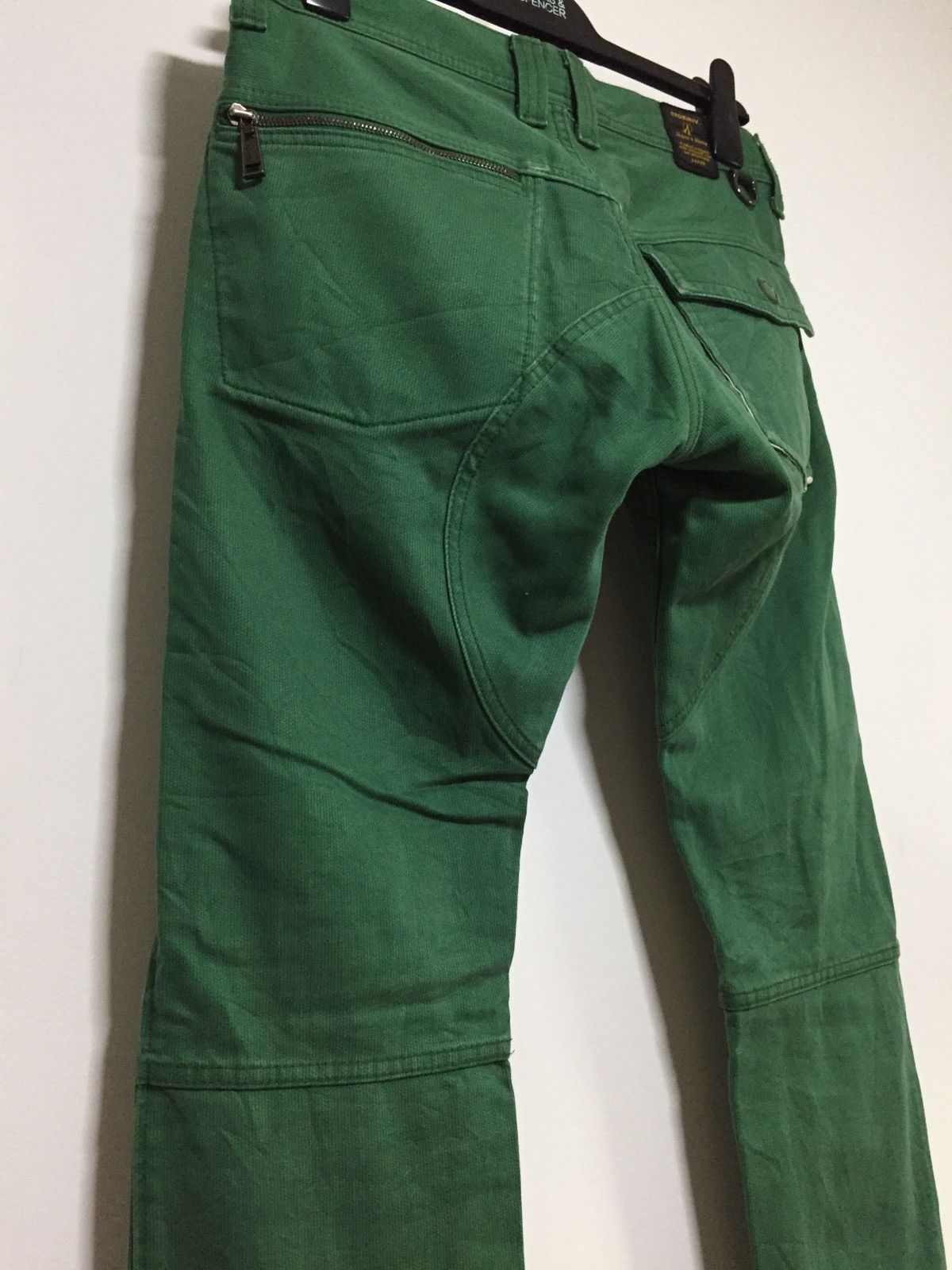 02DERIV. × Designer × Japanese Brand Japan Green 02Deriv. Zipper Straight Fits Pants Size US 31 - 5 Thumbnail
