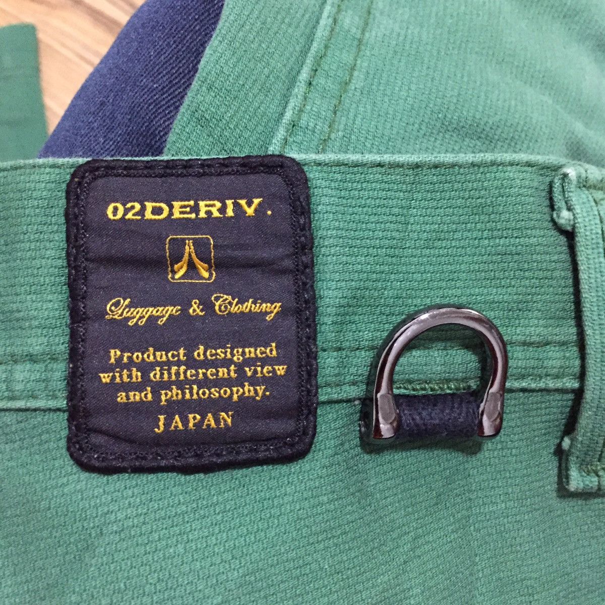 02DERIV. × Designer × Japanese Brand Japan Green 02Deriv. Zipper Straight Fits Pants Size US 31 - 7 Thumbnail