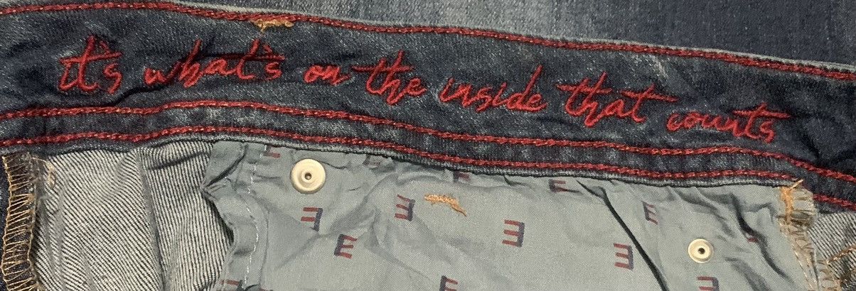 Japanese Brand Vintage Japanese Brand EV1 Patchwork Kapital Style Jeans Size US 33 - 8 Thumbnail