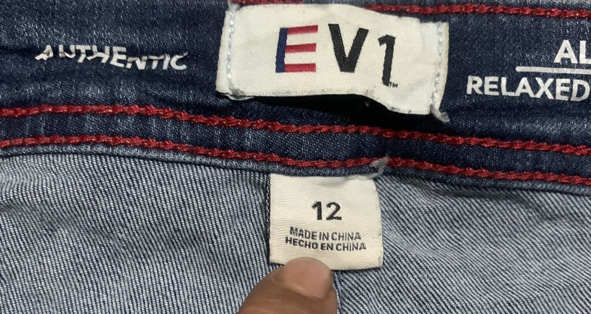 Japanese Brand Vintage Japanese Brand EV1 Patchwork Kapital Style Jeans Size US 33 - 7 Thumbnail
