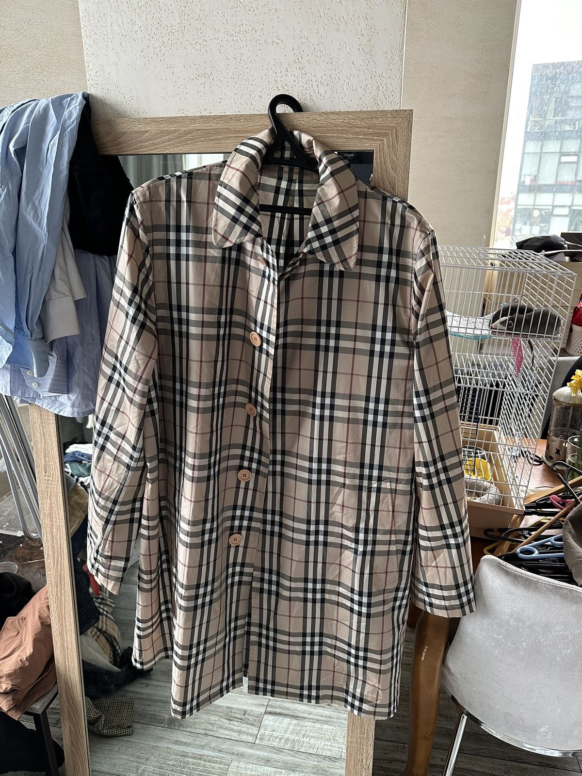 Burberry Burberry rain coat nova check Size US L / EU 52-54 / 3 - 1 Thumbnail